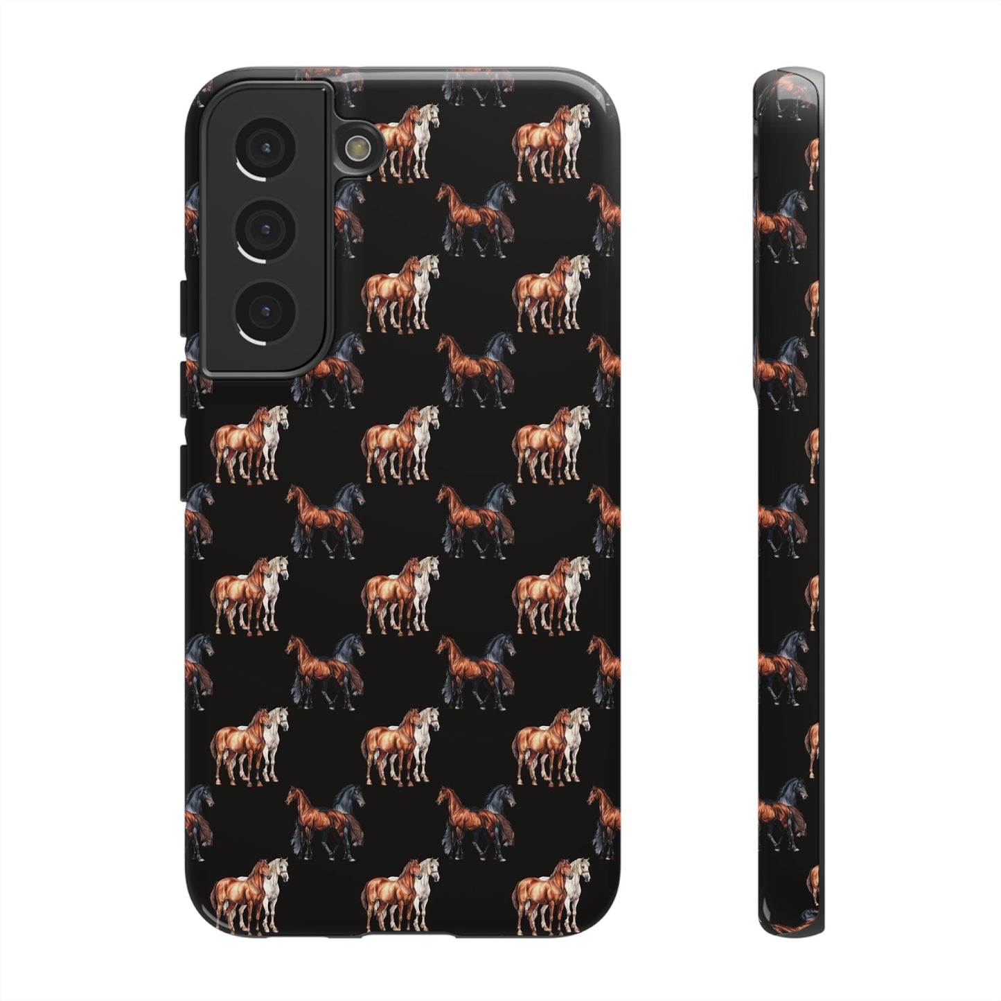 Horse Phone Case Black