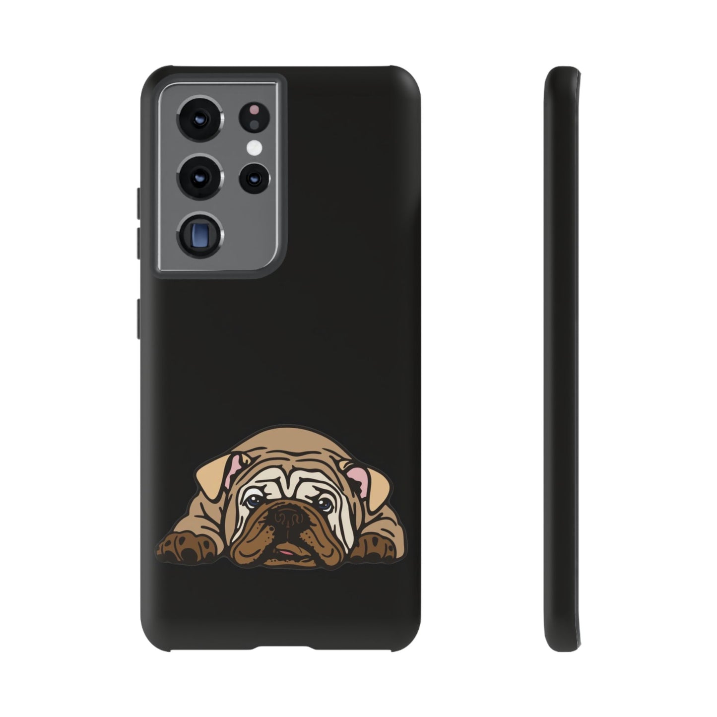 Bulldog Phone Case Black