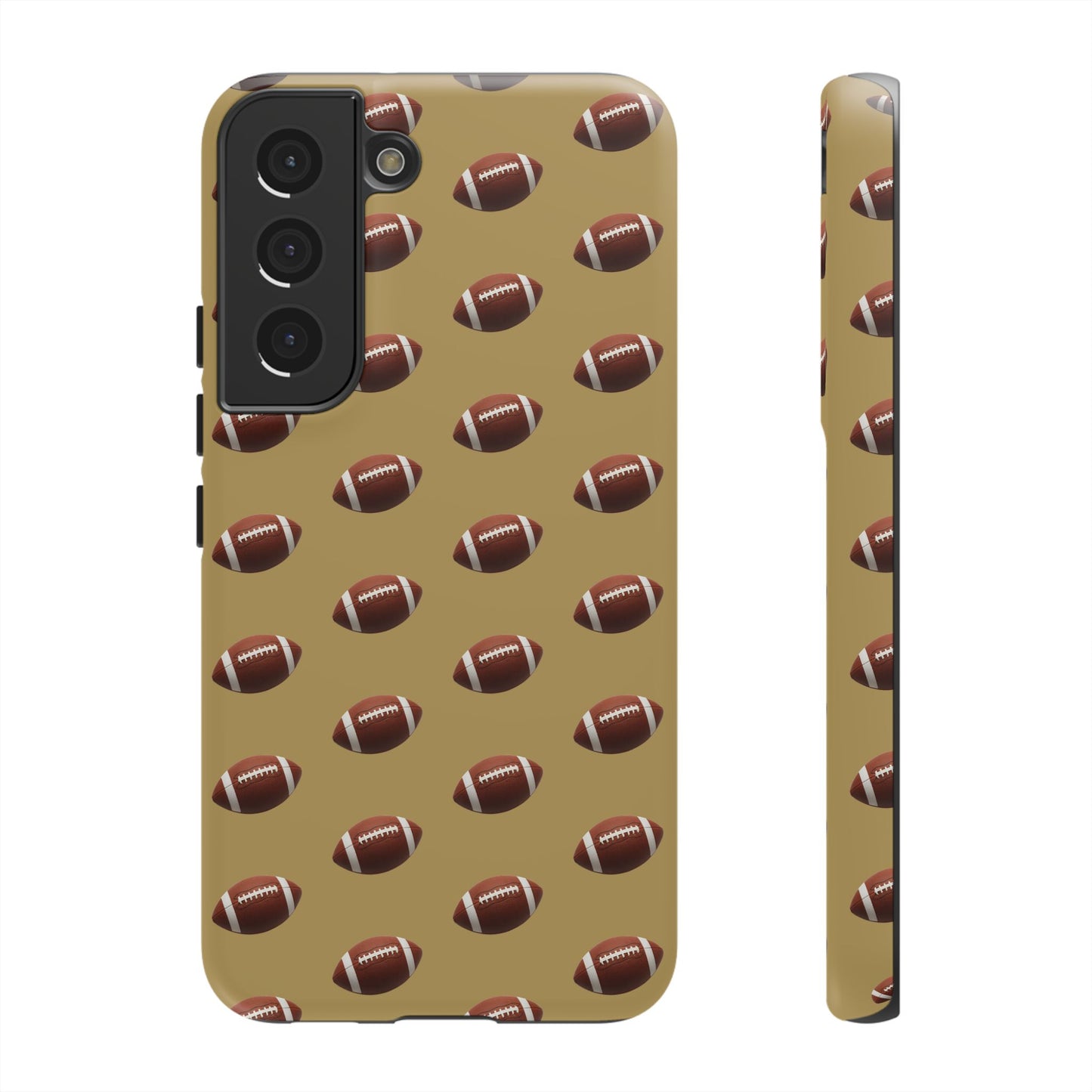 Football Phone Case Gold