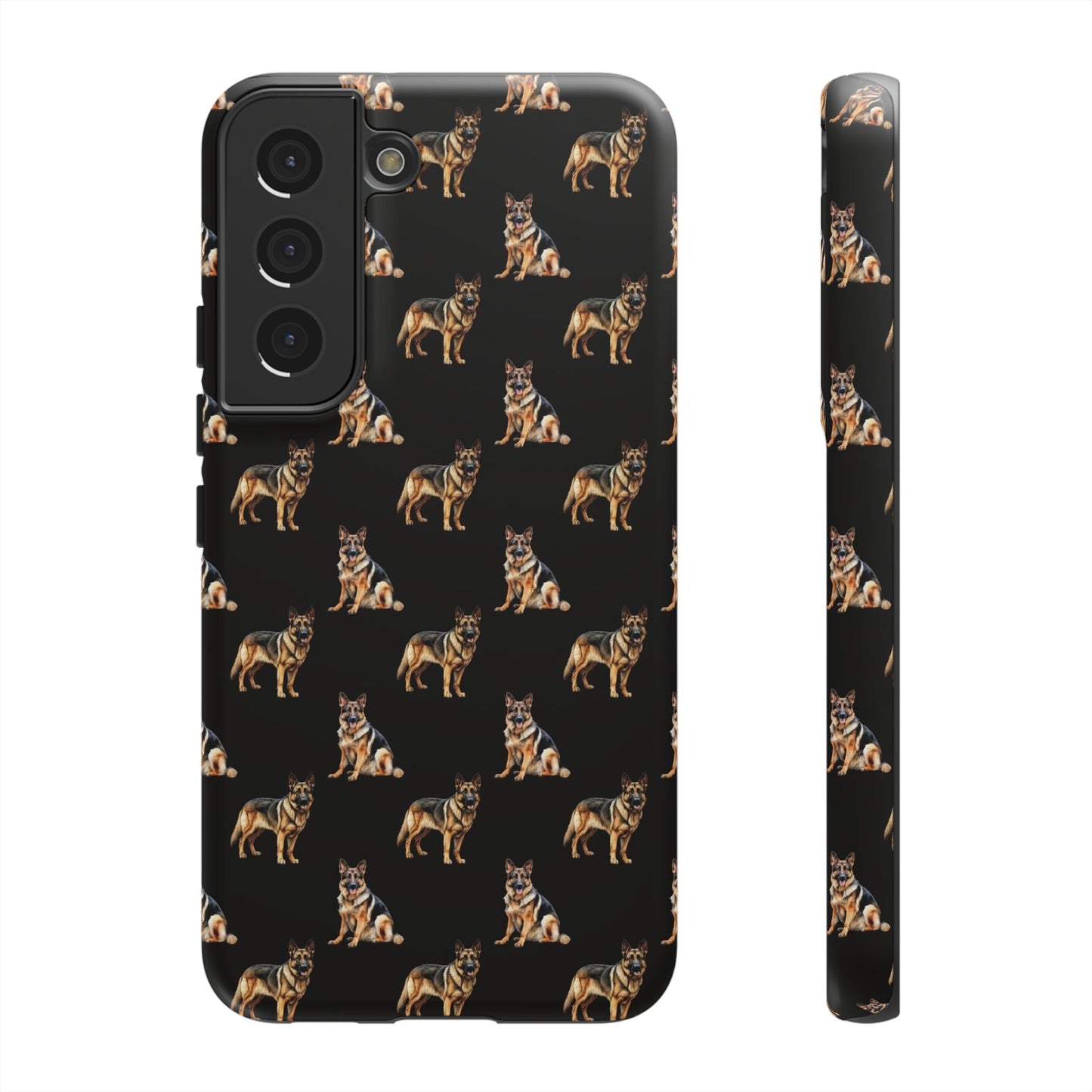 German Shepherd Phone Case Black