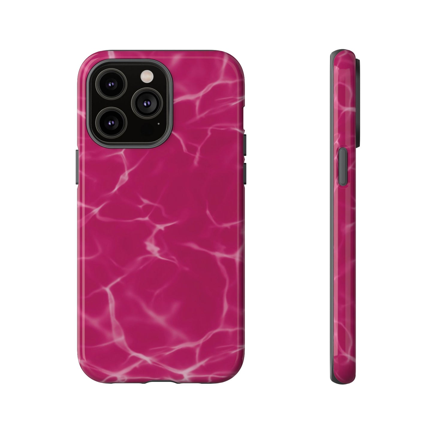 Marble Print Phone Case Berry