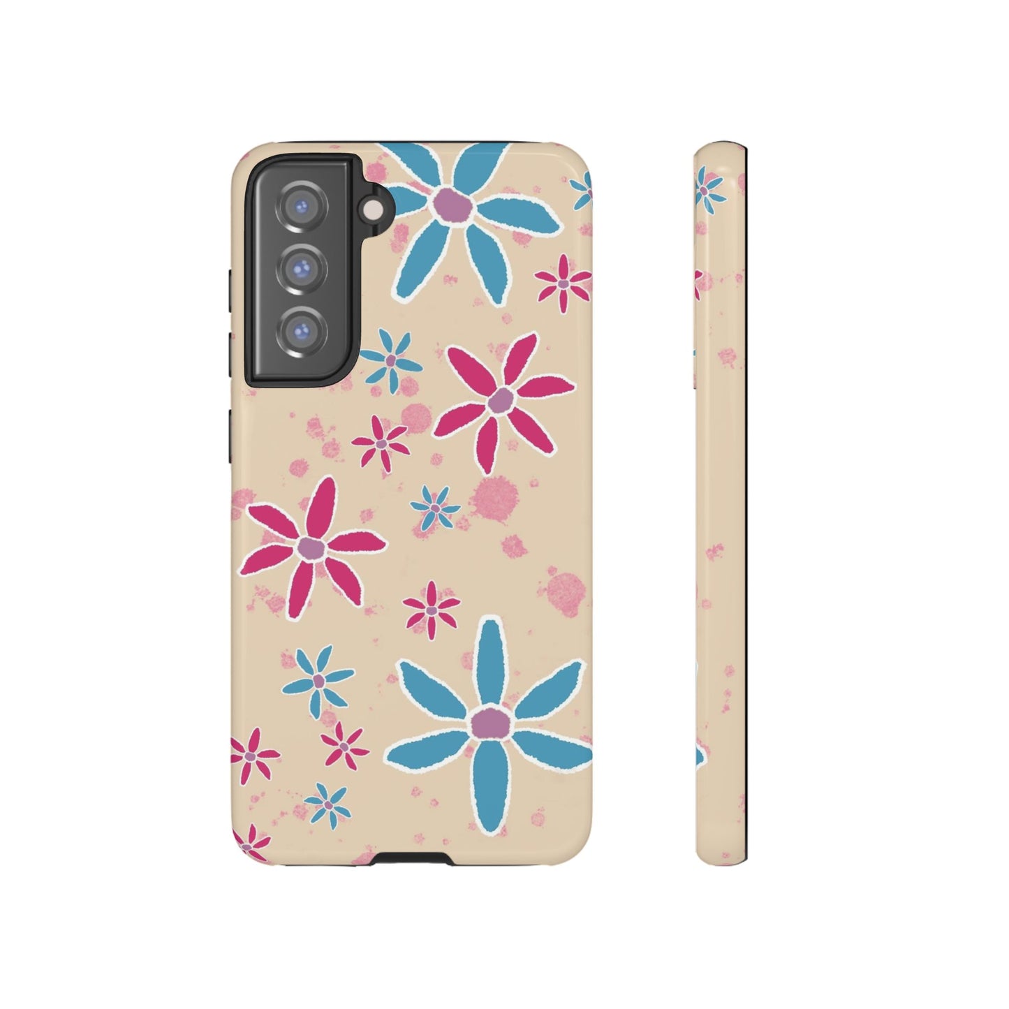 Flower Phone Case Cream