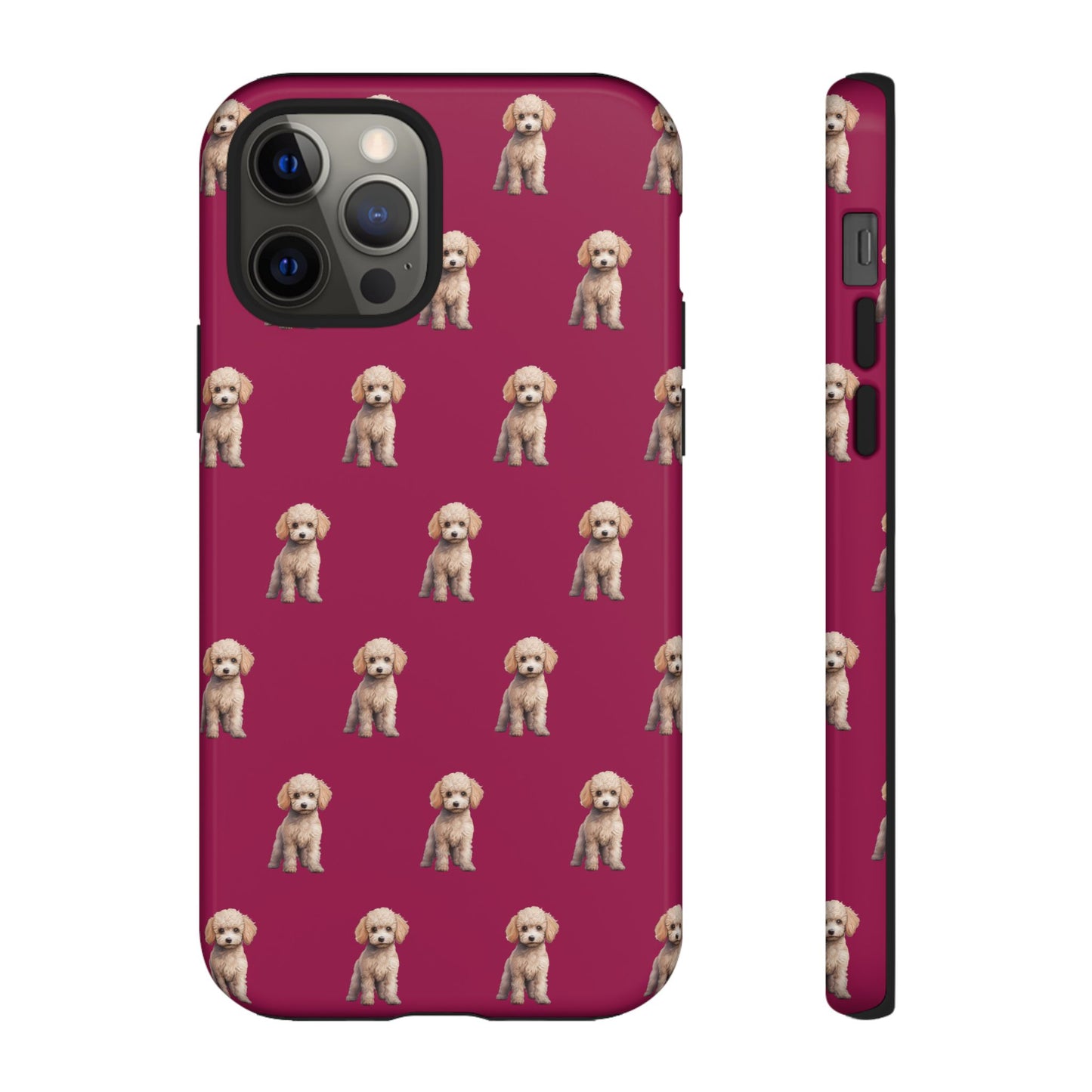 Poodle Phone Case Berry