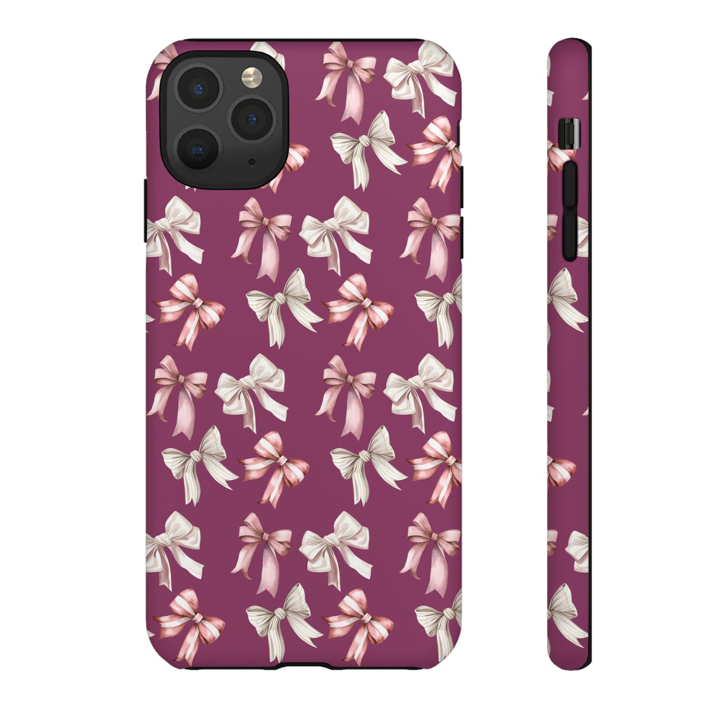 Bow Phone Case Berry