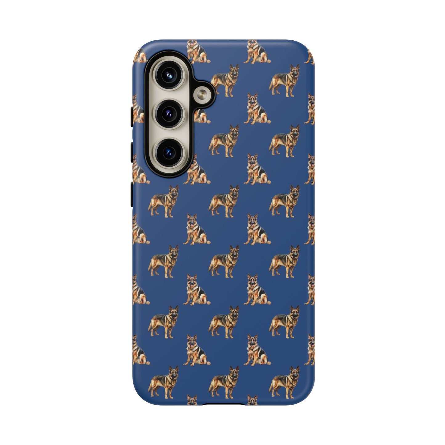 German Shepherd Phone Case Blue