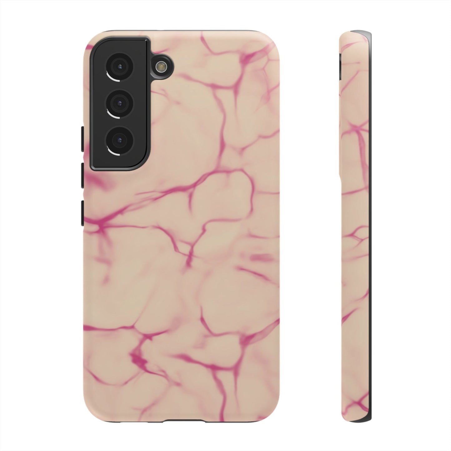 Marble Phone Case Cream Pink