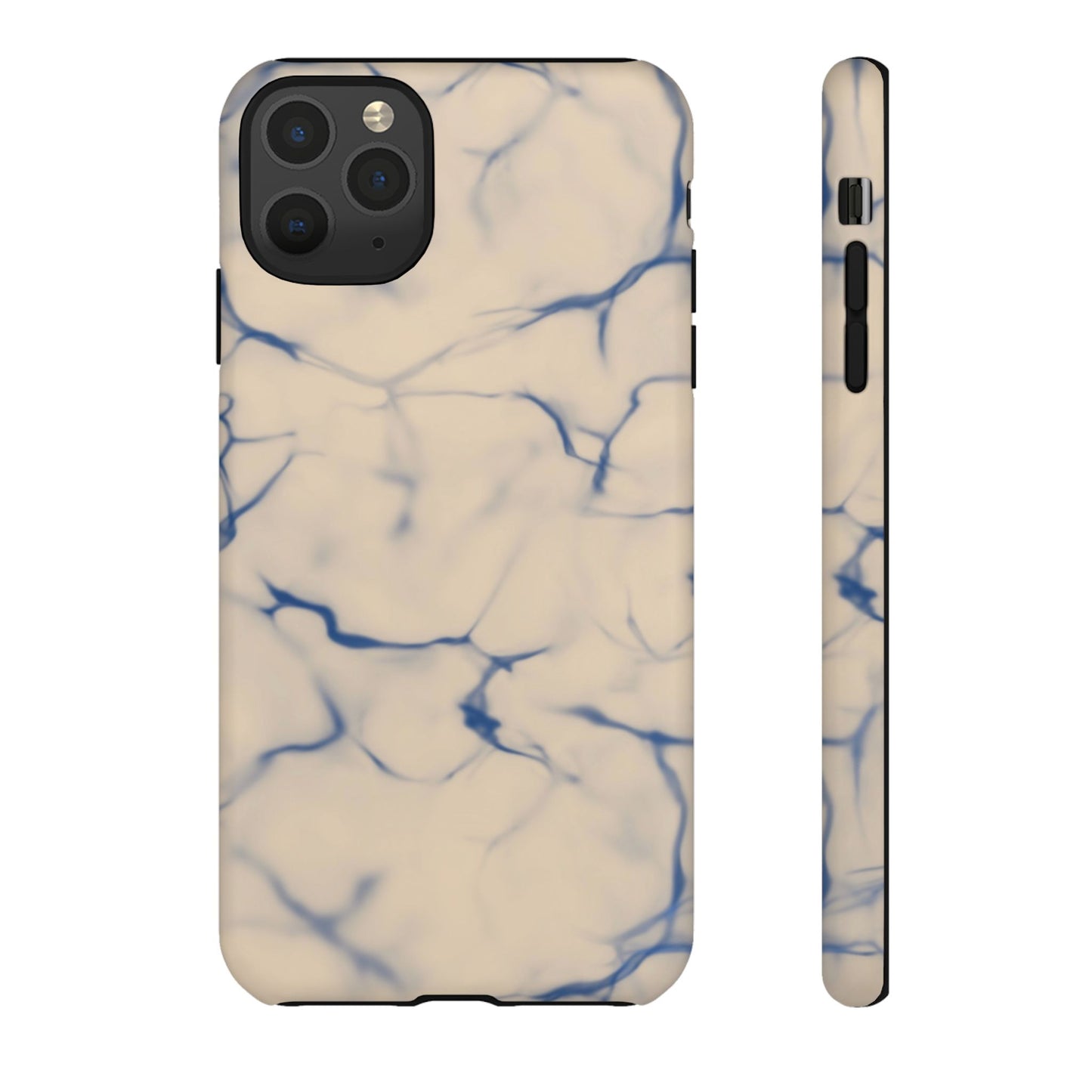 Marble Phone Case Cream Blue