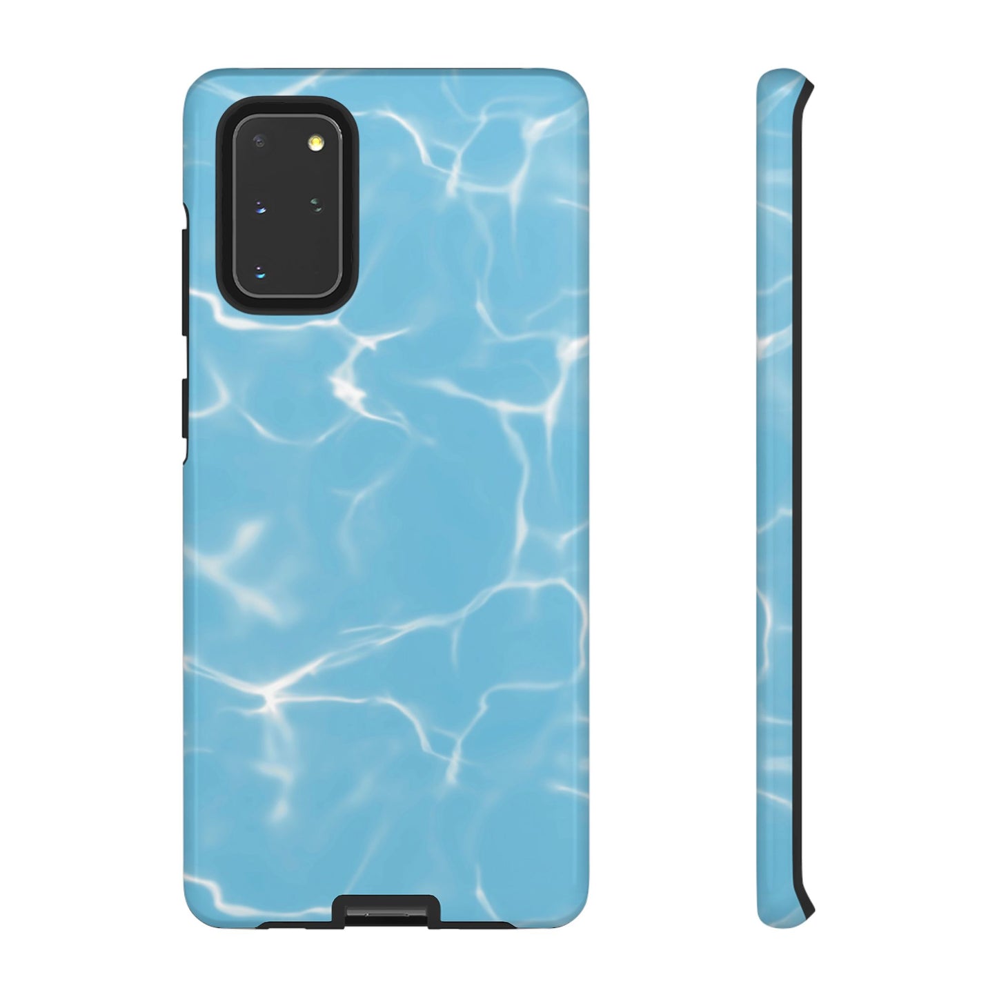 Marble Phone Case Light Blue