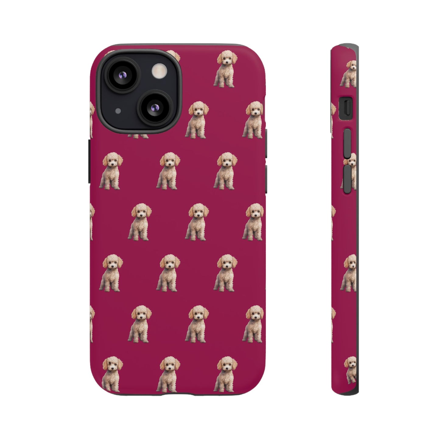 Poodle Phone Case Berry