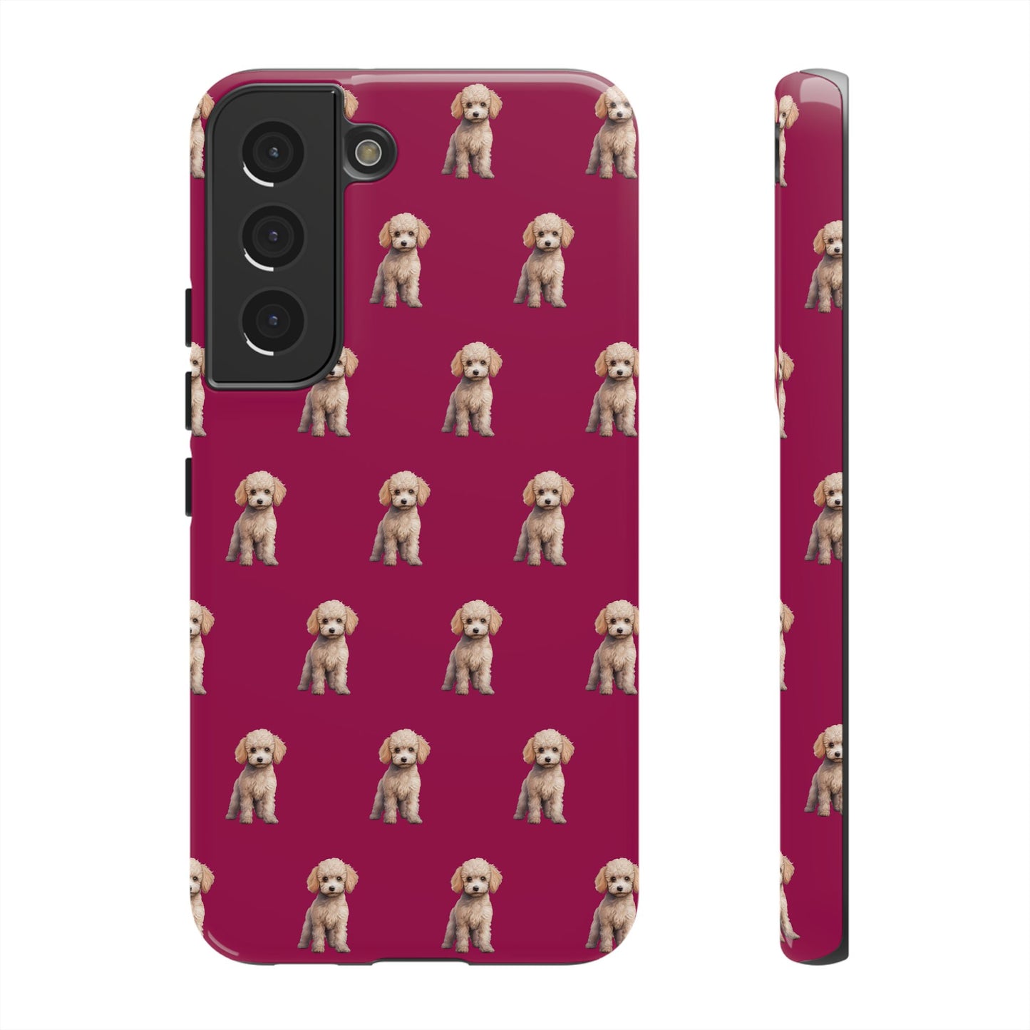 Poodle Phone Case Berry