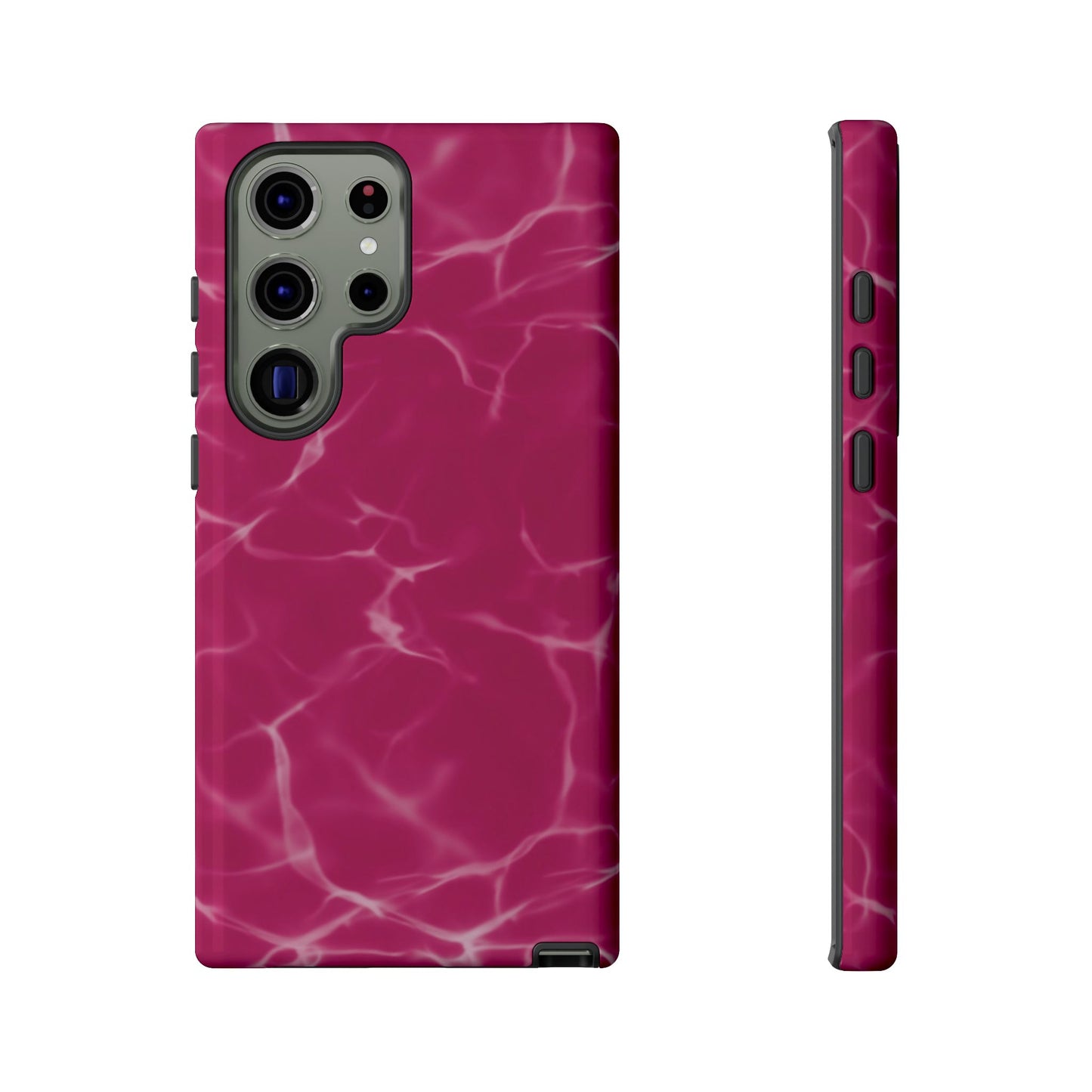 Marble Print Phone Case Berry