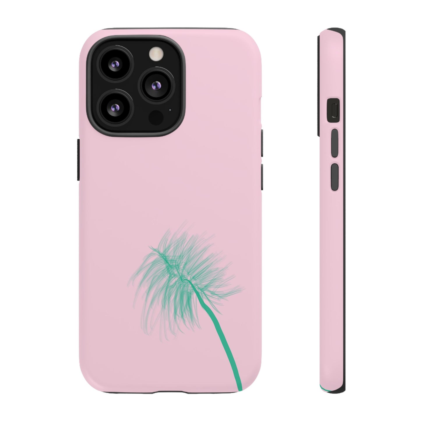 Dandelion Blowball Phone Case Pink