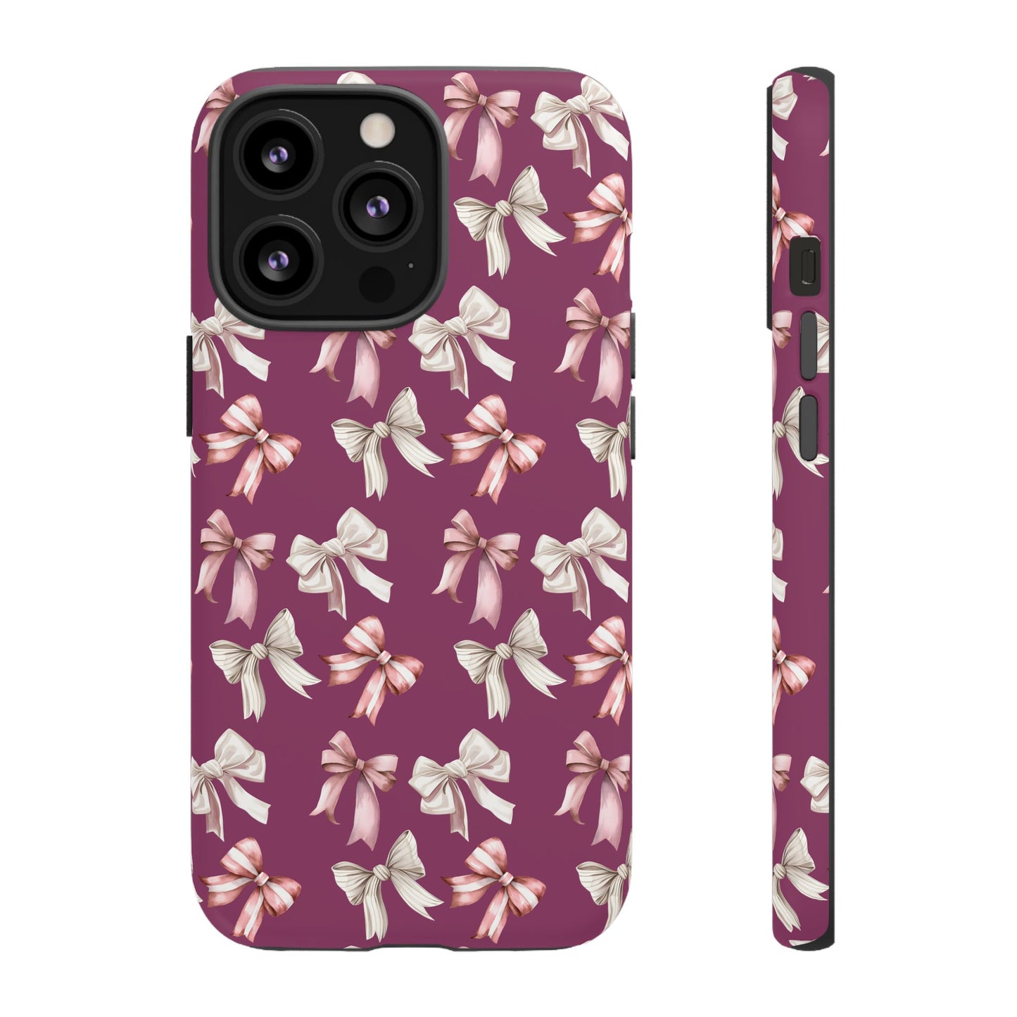 Bow Phone Case Berry