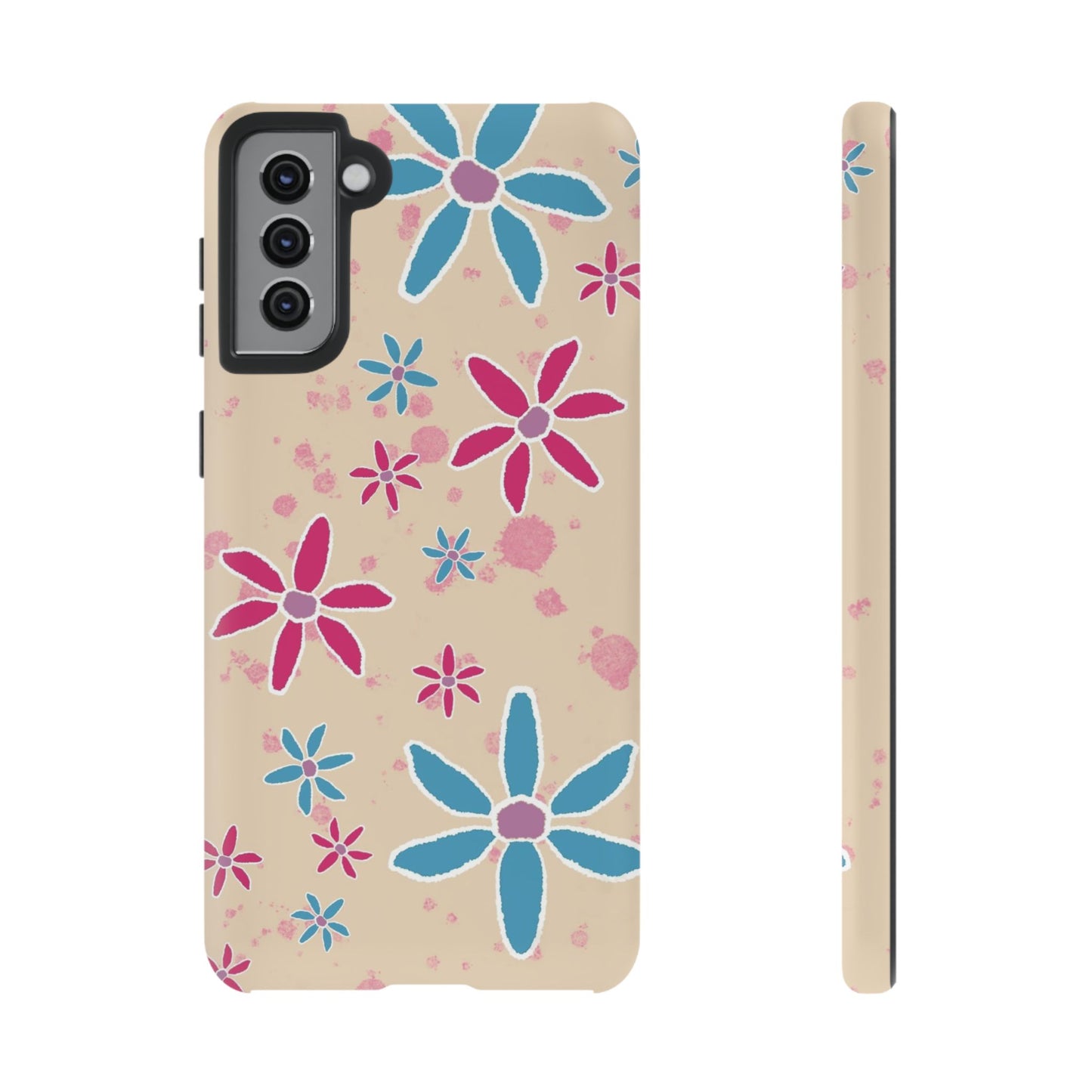 Flower Phone Case Cream