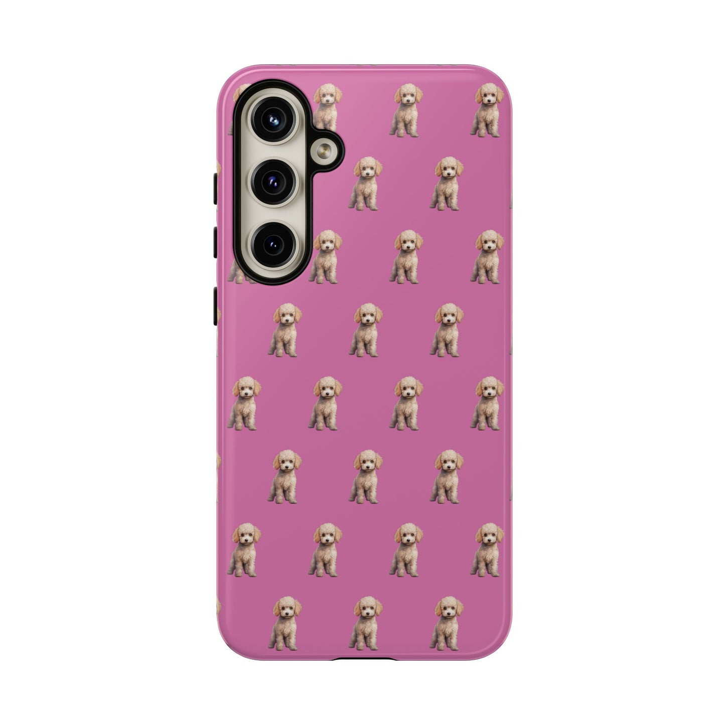 Poodle Phone Case Pink