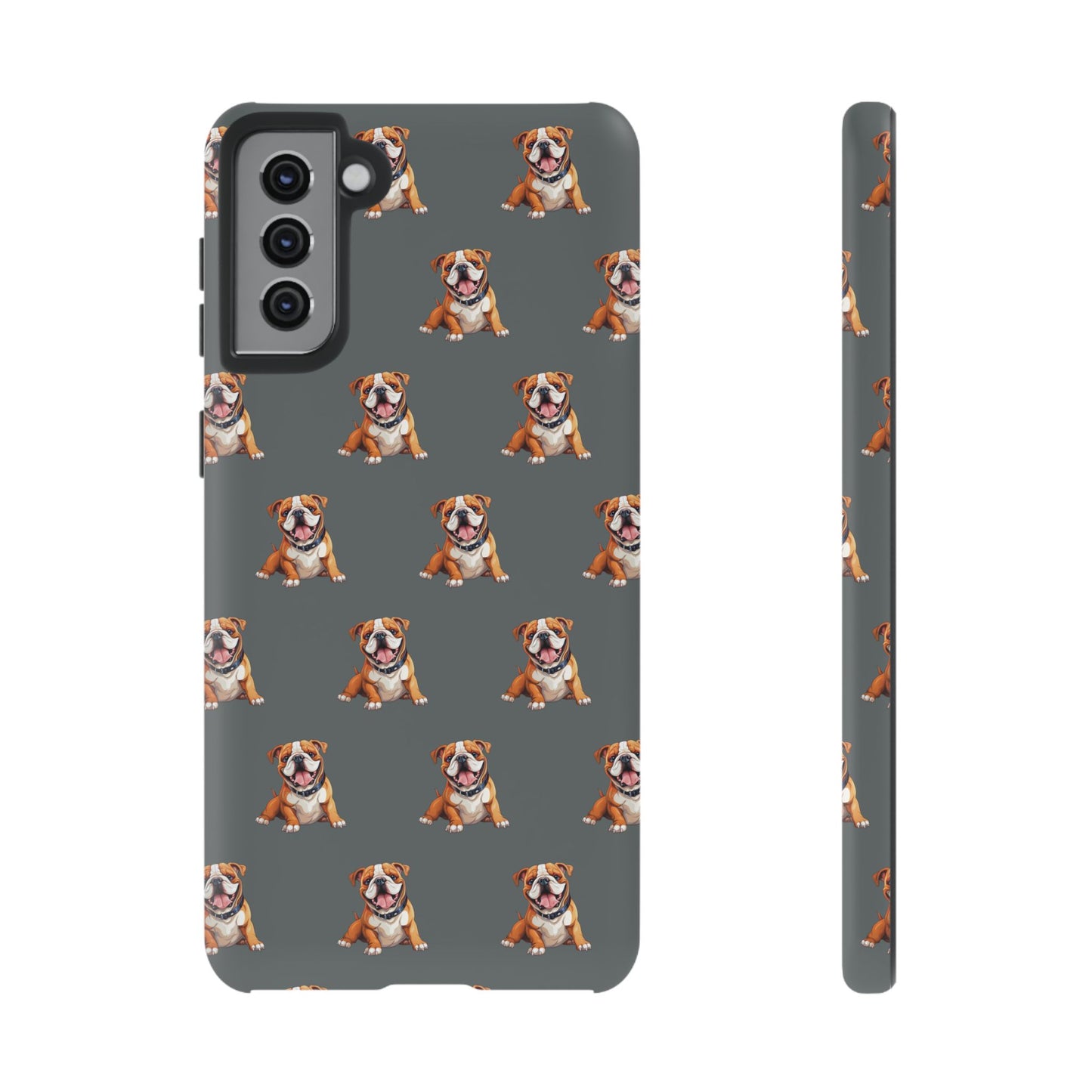 Bulldog Phone Case Gray