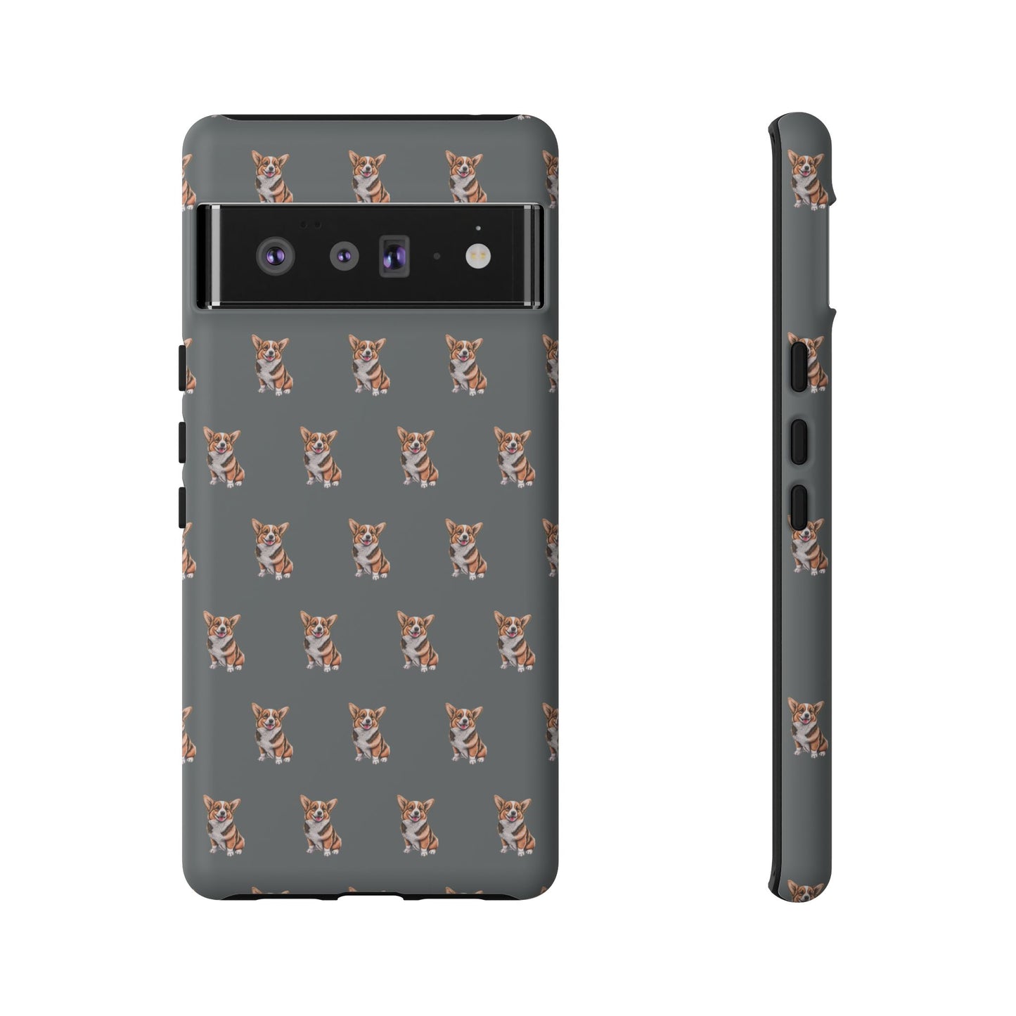 Corgi Phone Case Gray