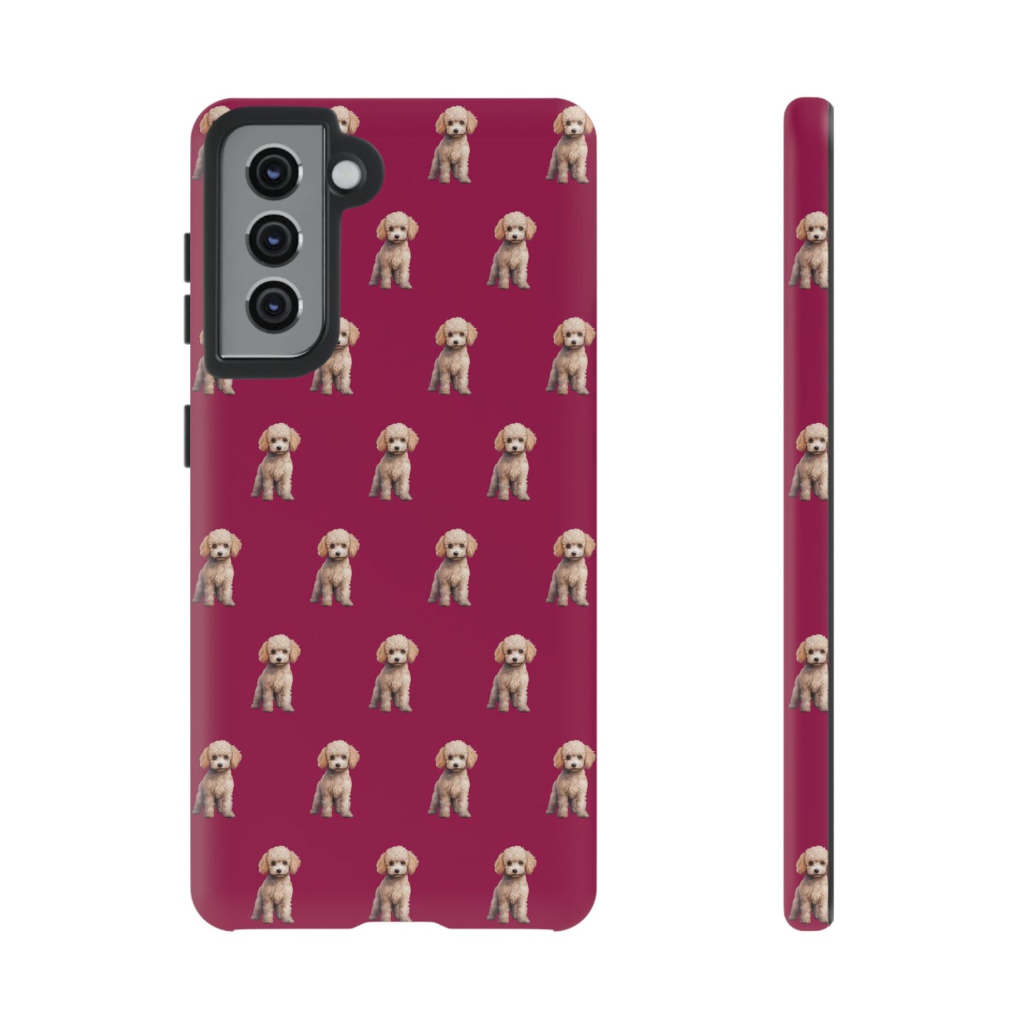 Poodle Phone Case Berry