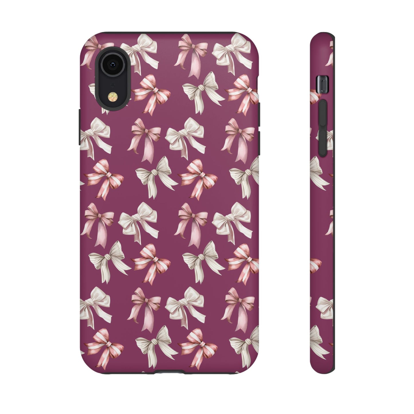 Bow Phone Case Berry