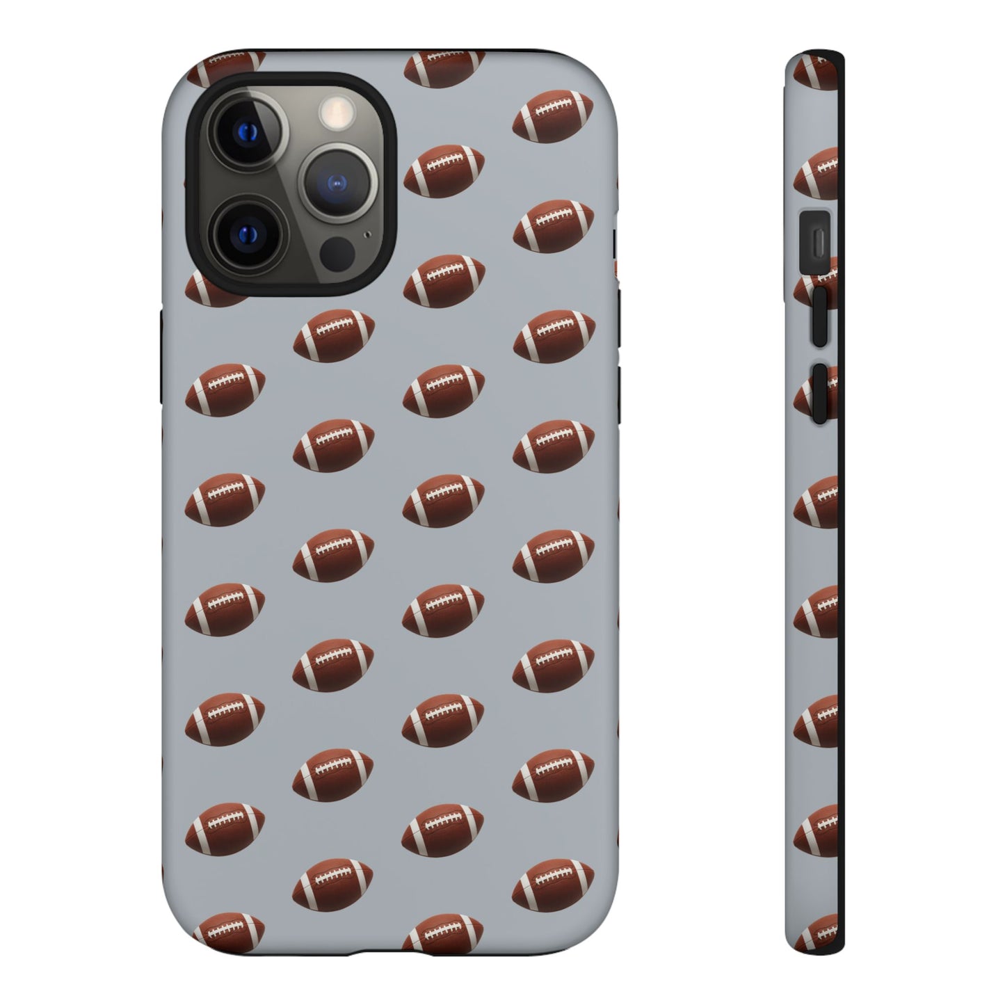 Football Phone Case Silver