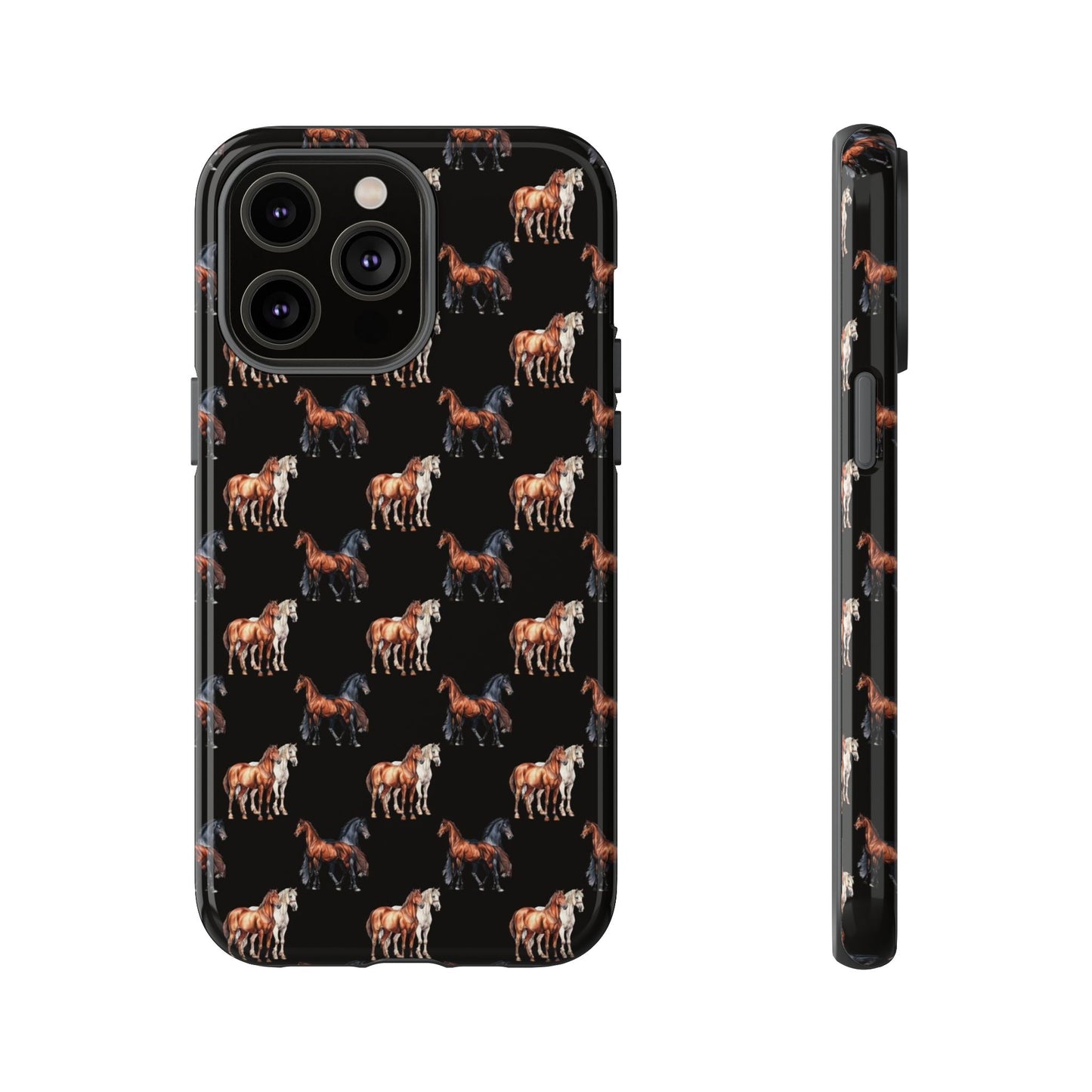 Horse Phone Case Black