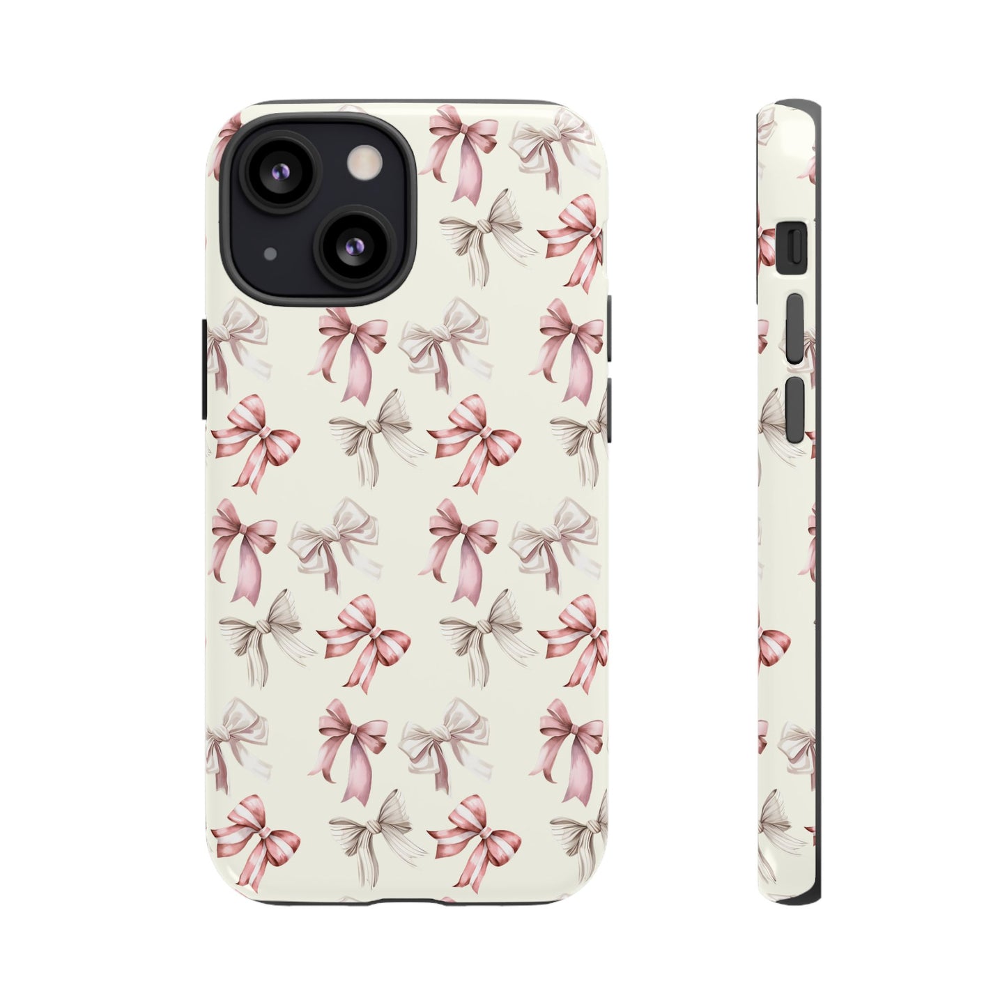 Bow Phone Case Cream