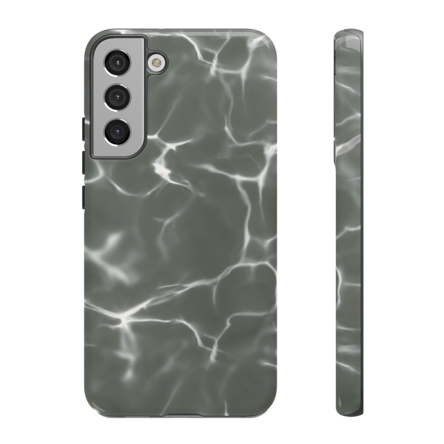 Marble Print Phone Case Gray