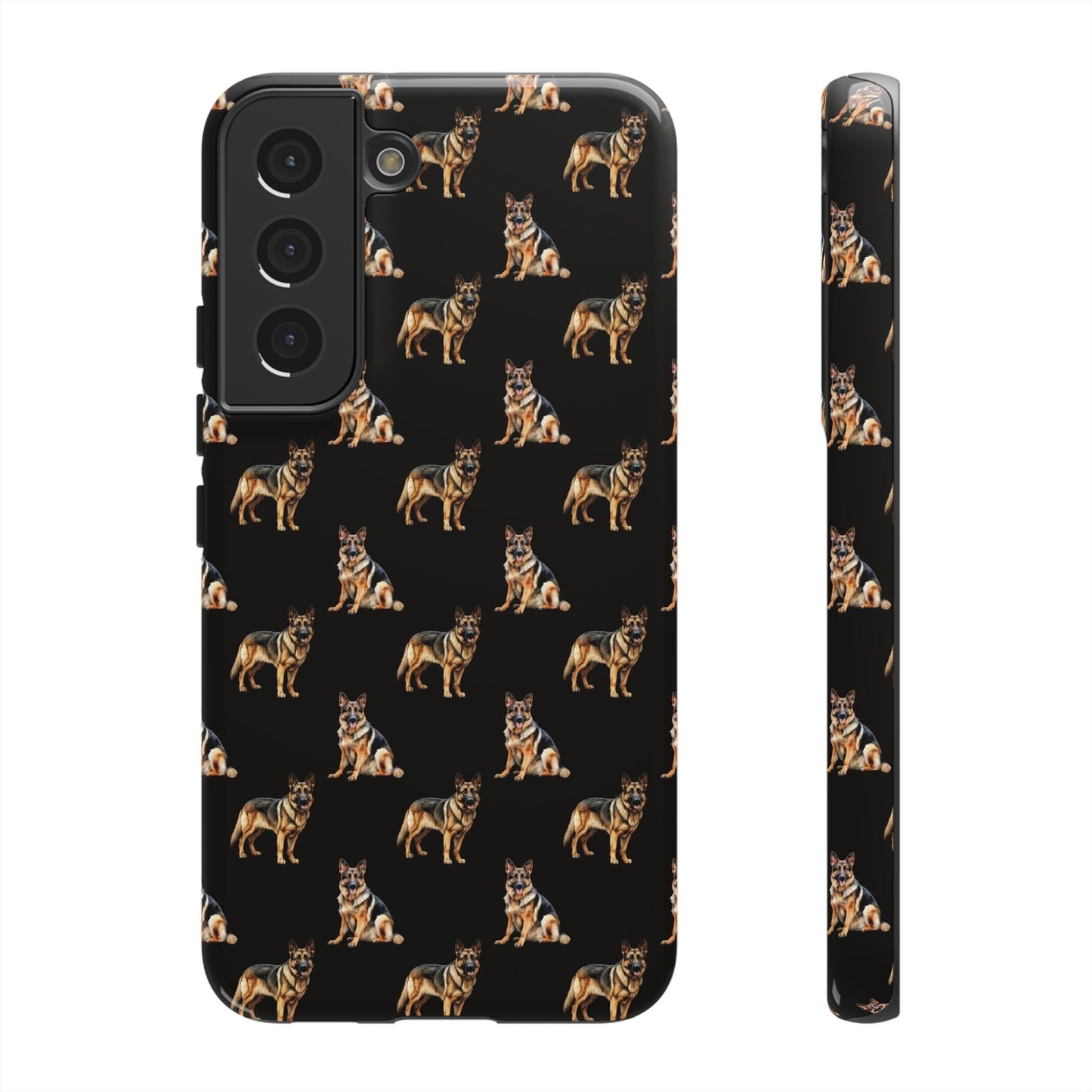 German Shepherd Phone Case Black