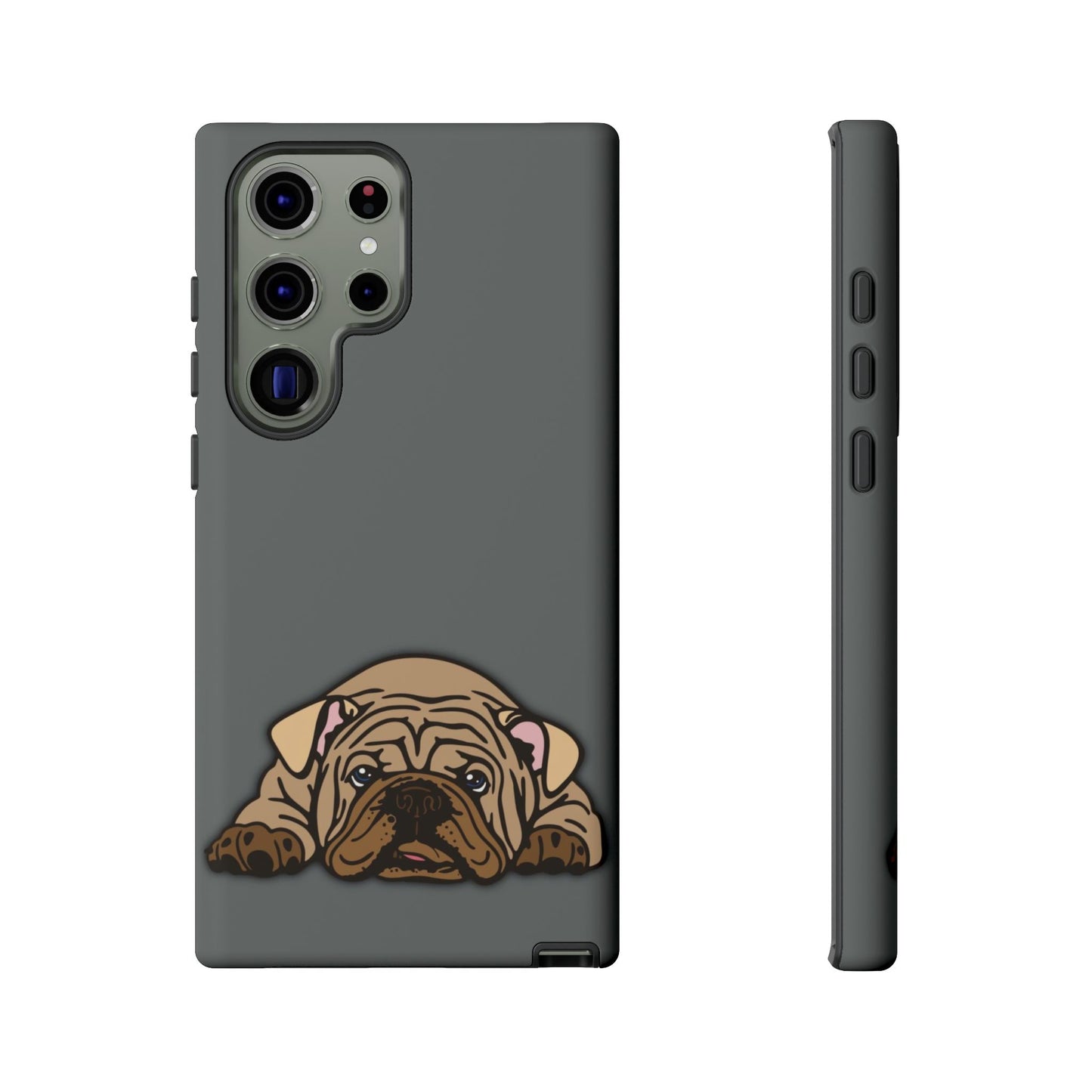 Bulldog Phone Case Gray