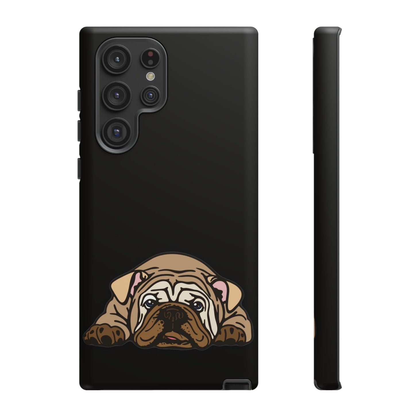 Bulldog Phone Case Black