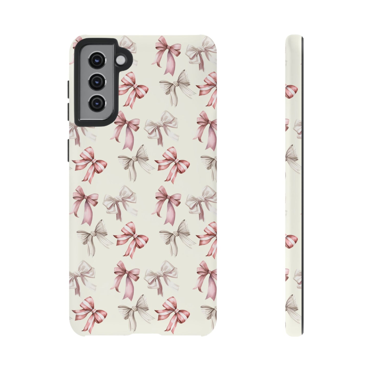 Bow Phone Case Cream