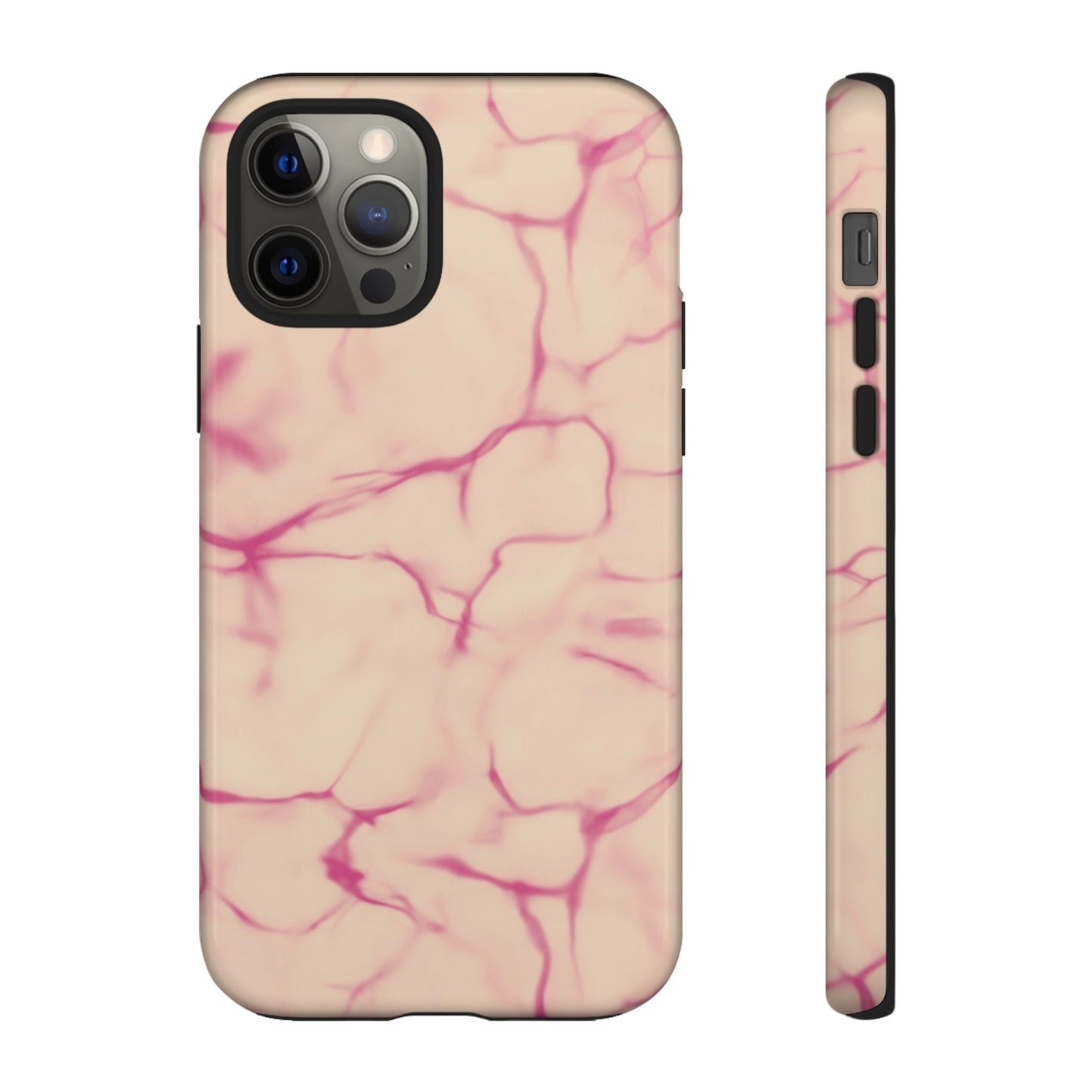 Marble Phone Case Cream Pink