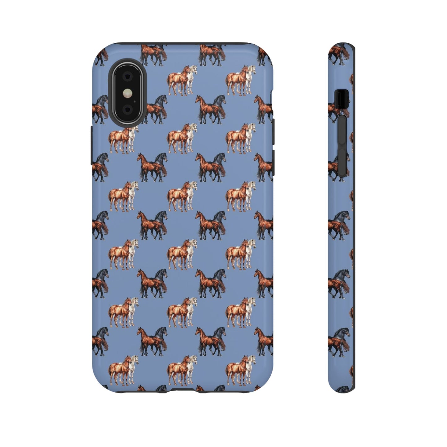 Horse Phone Case Blue