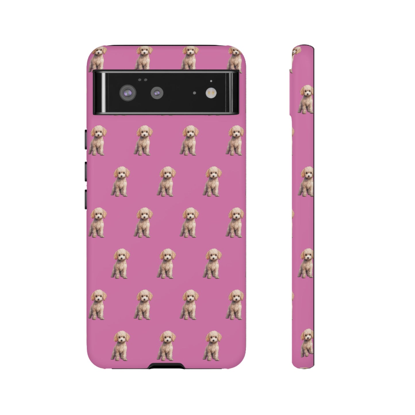 Poodle Phone Case Pink