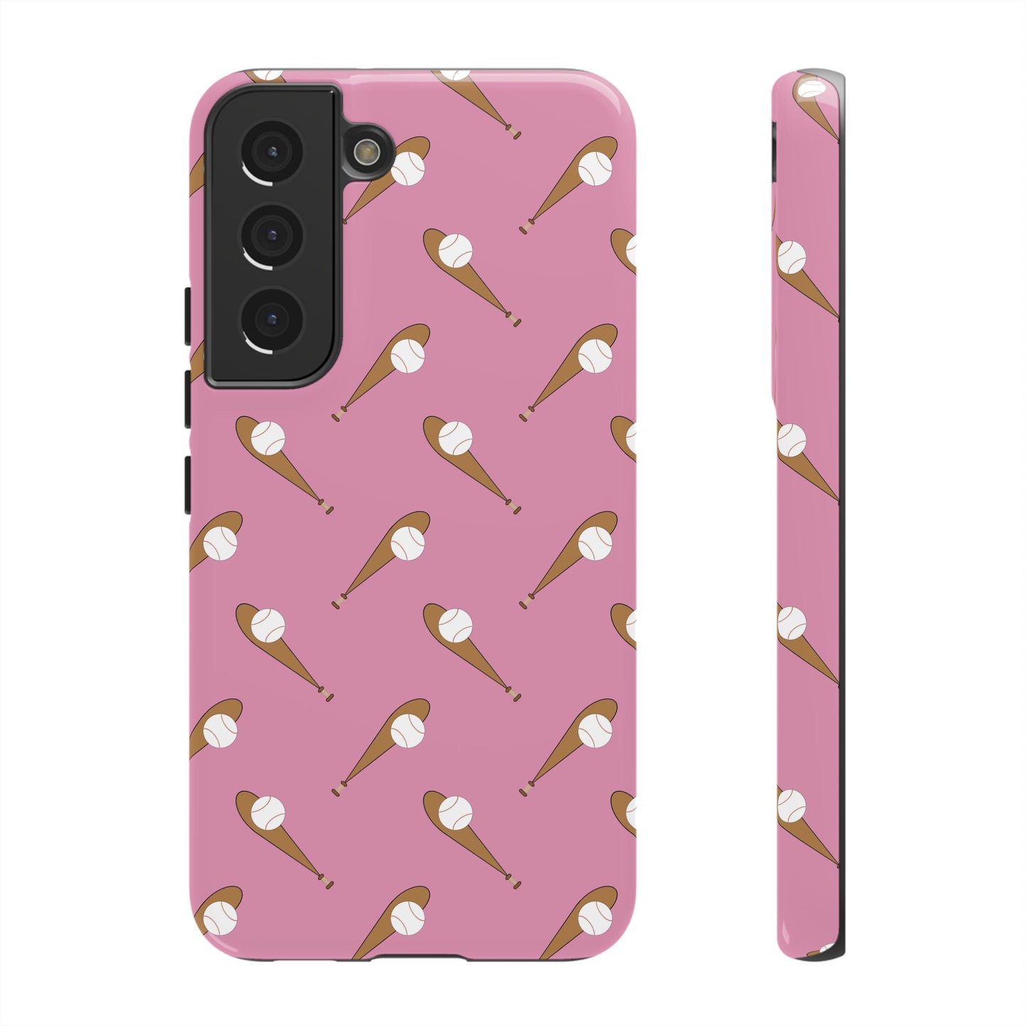 Baseball Phone Case Pink