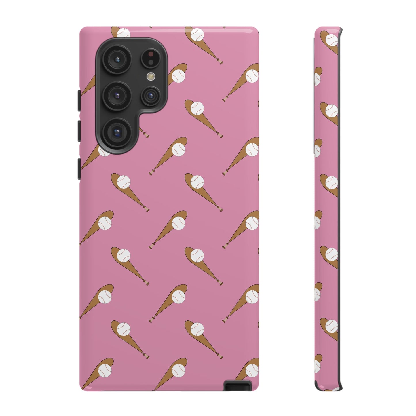 Baseball Phone Case Pink