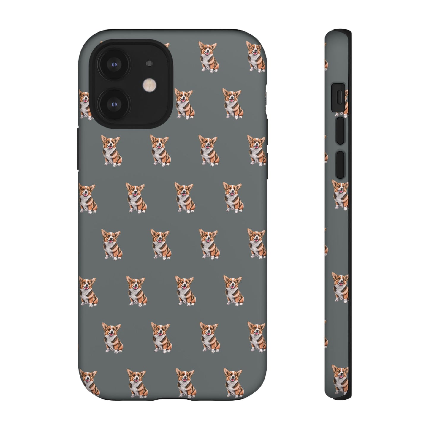 Corgi Phone Case Gray