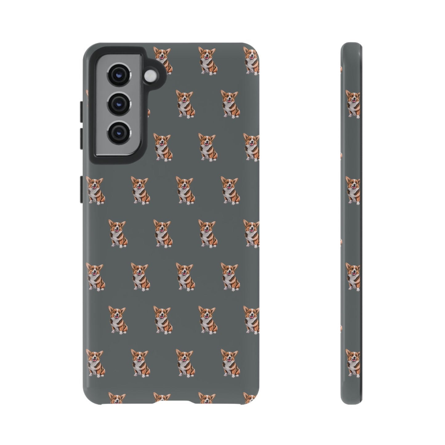 Corgi Phone Case Gray