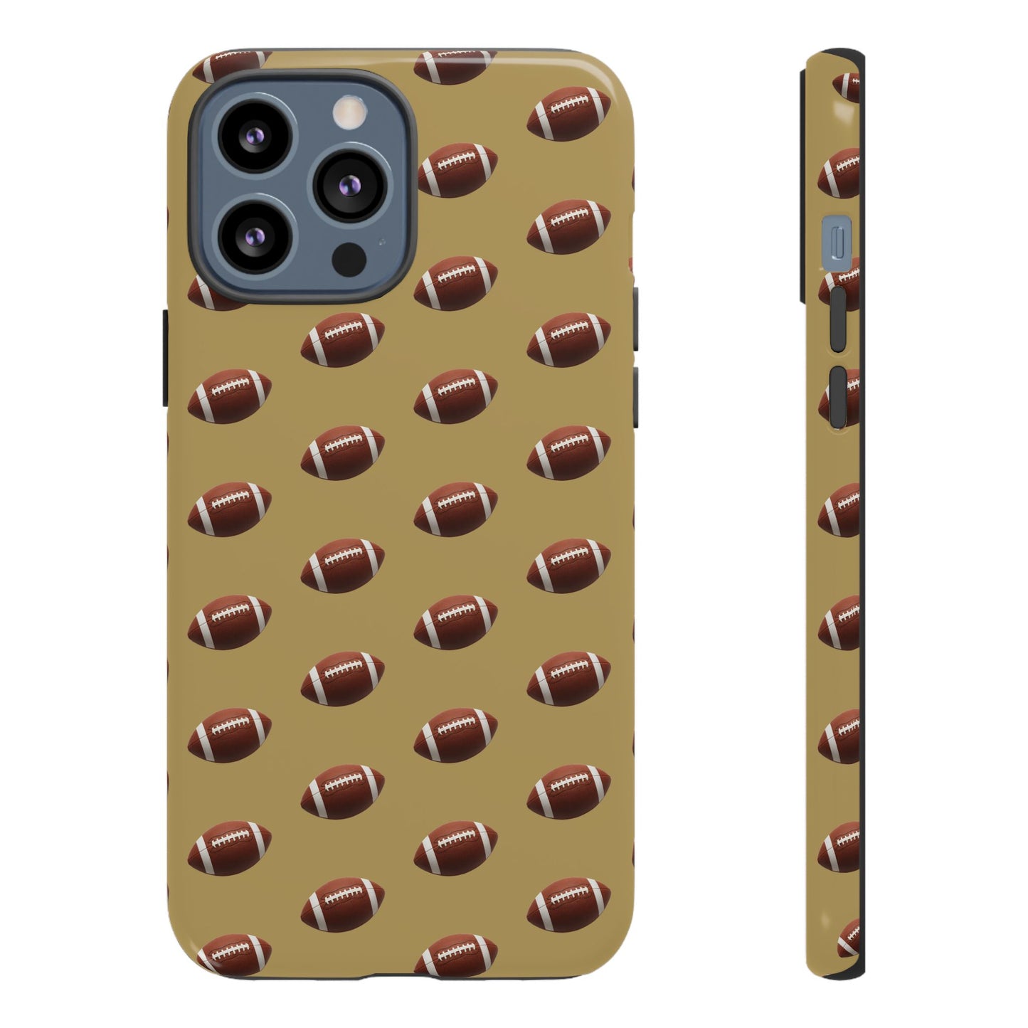 Football Phone Case Gold