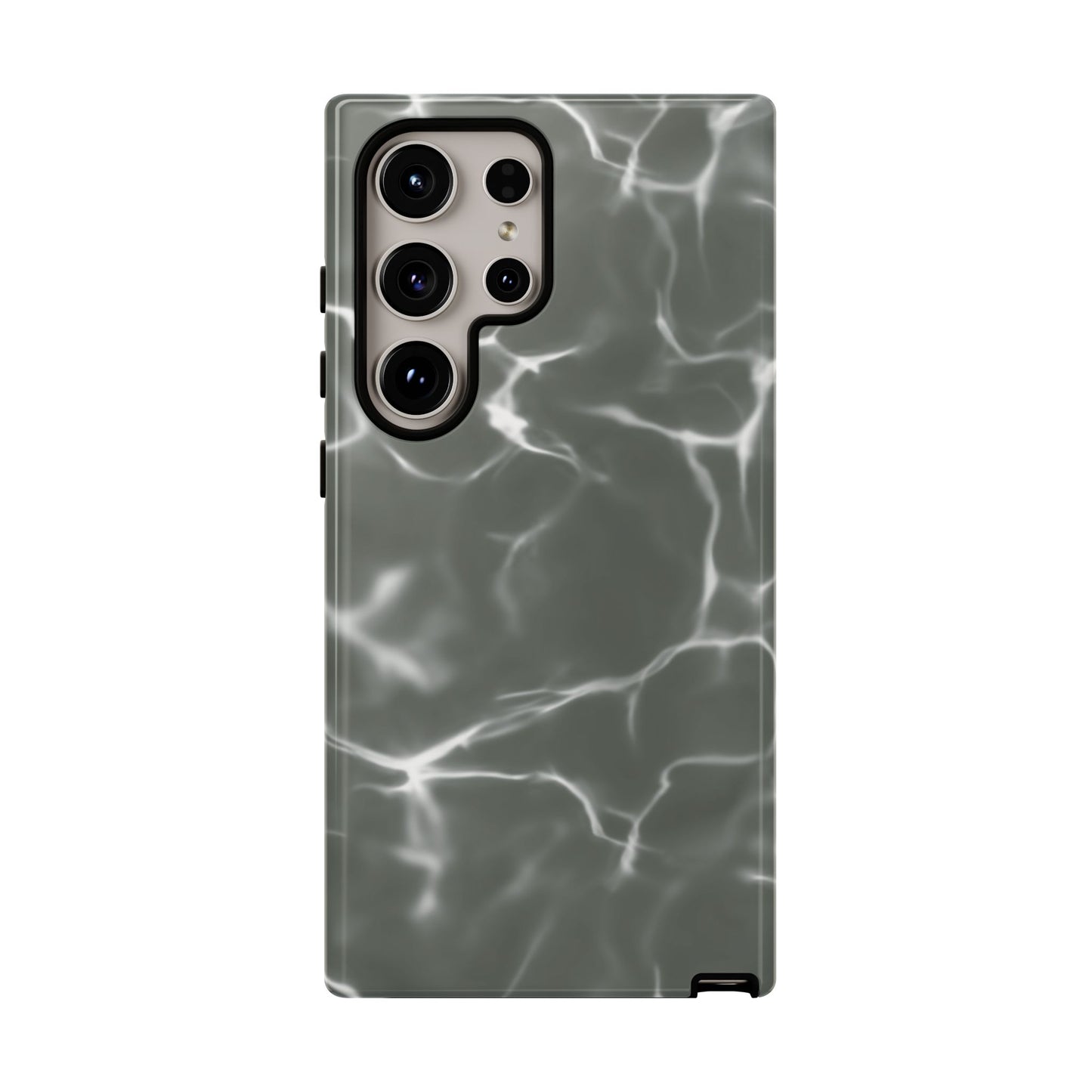 Marble Print Phone Case Gray