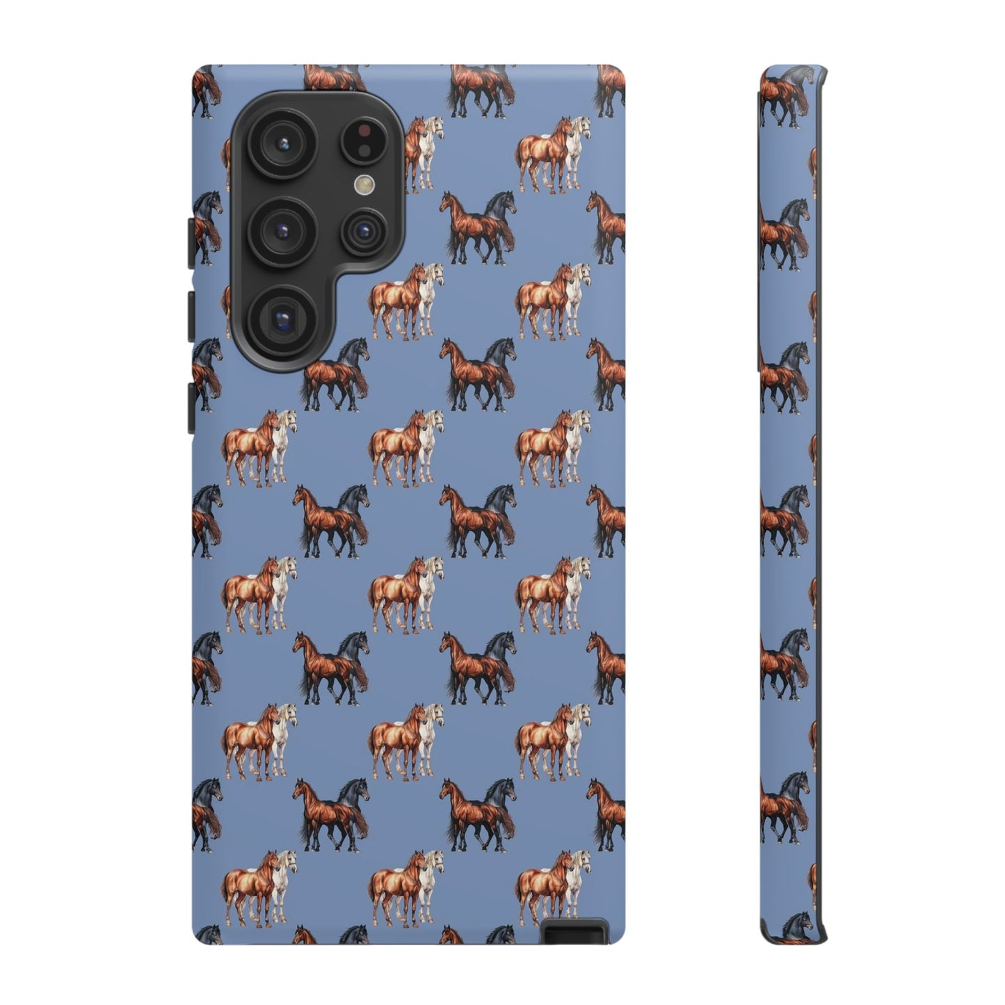 Horse Phone Case Blue