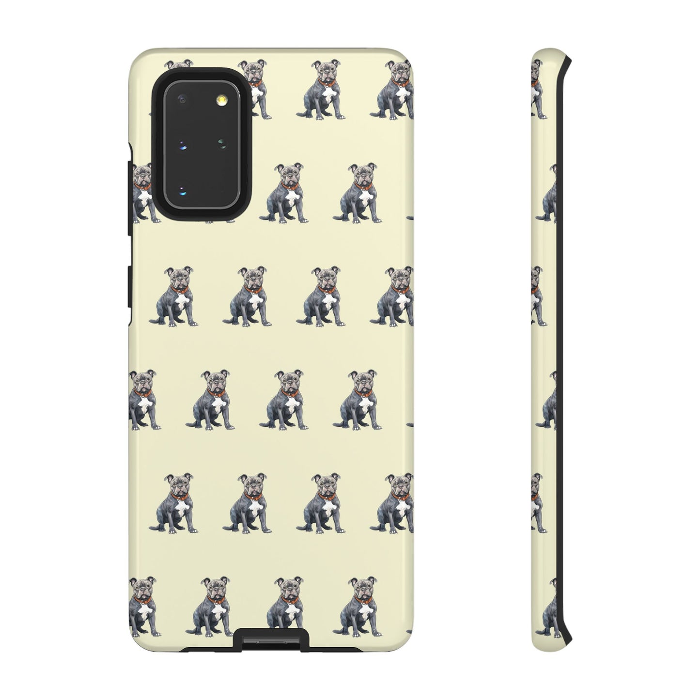 Pitbull Phone Case Cream