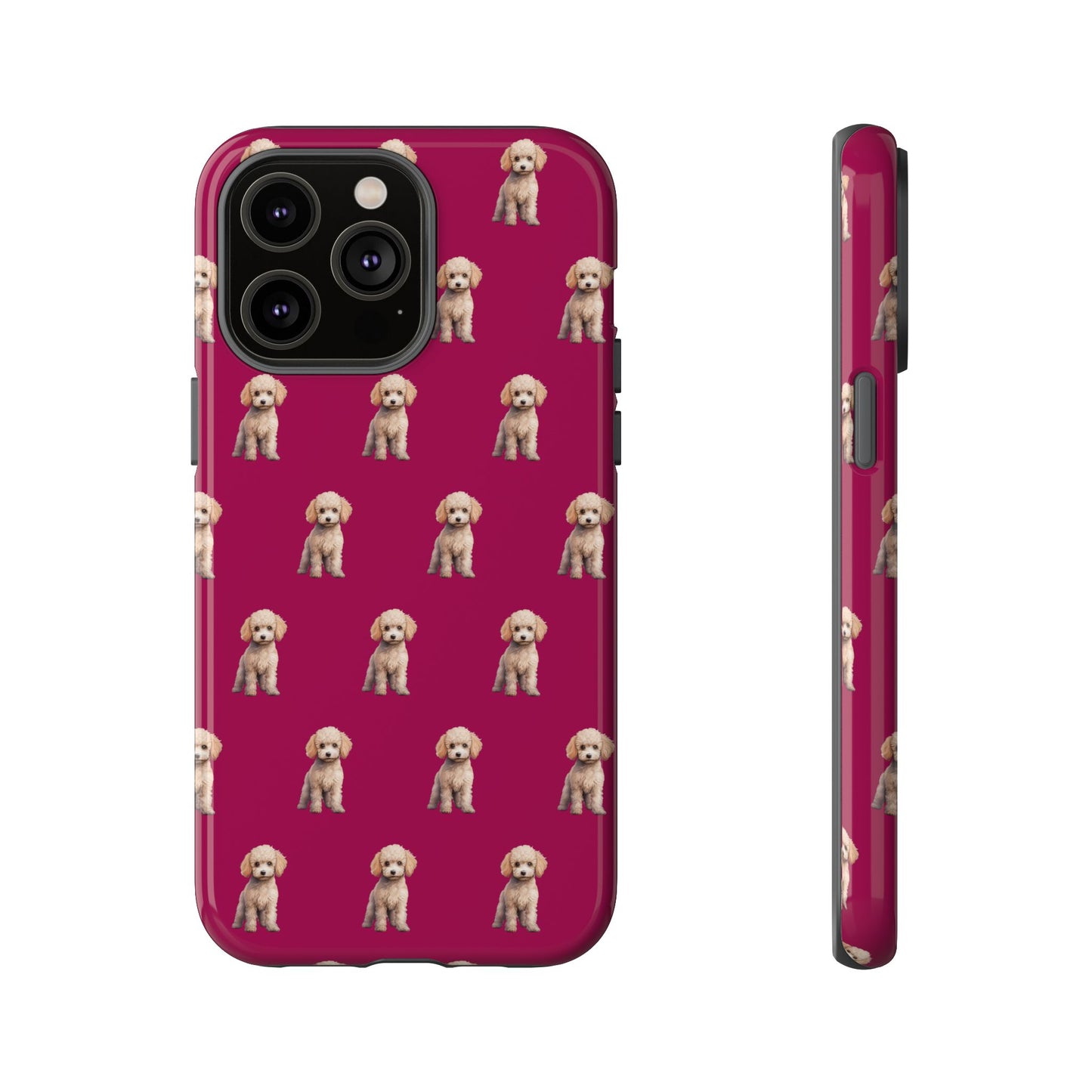 Poodle Phone Case Berry