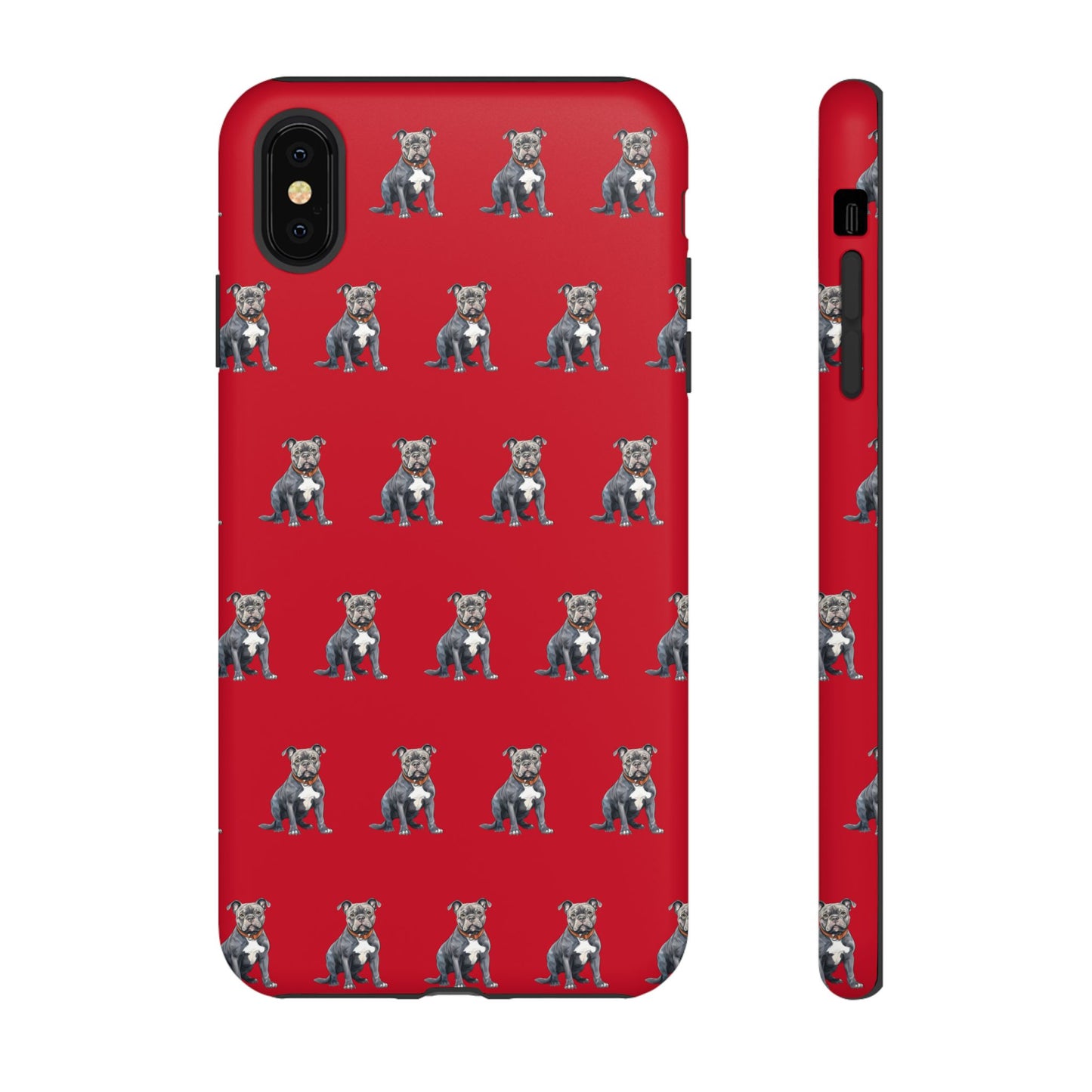 Pitbull Phone Case Red