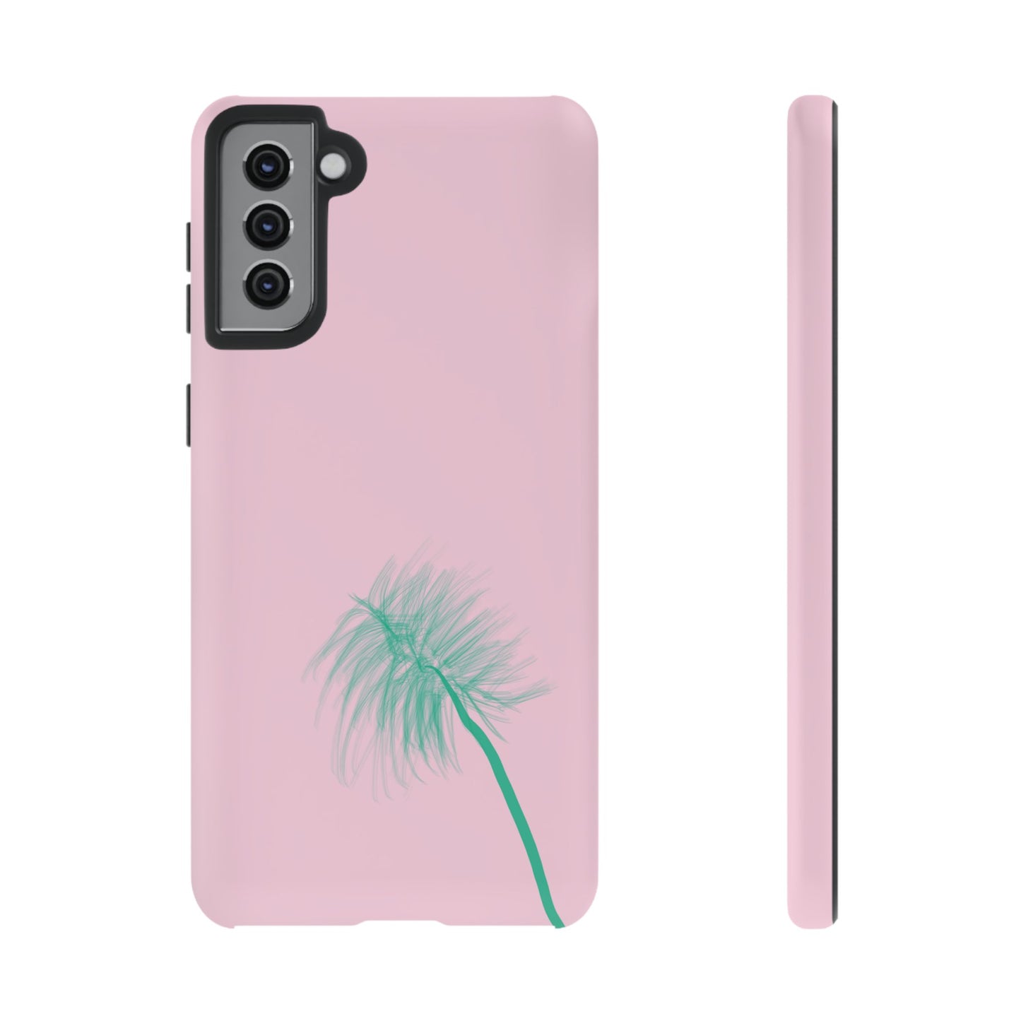 Dandelion Blowball Phone Case Pink