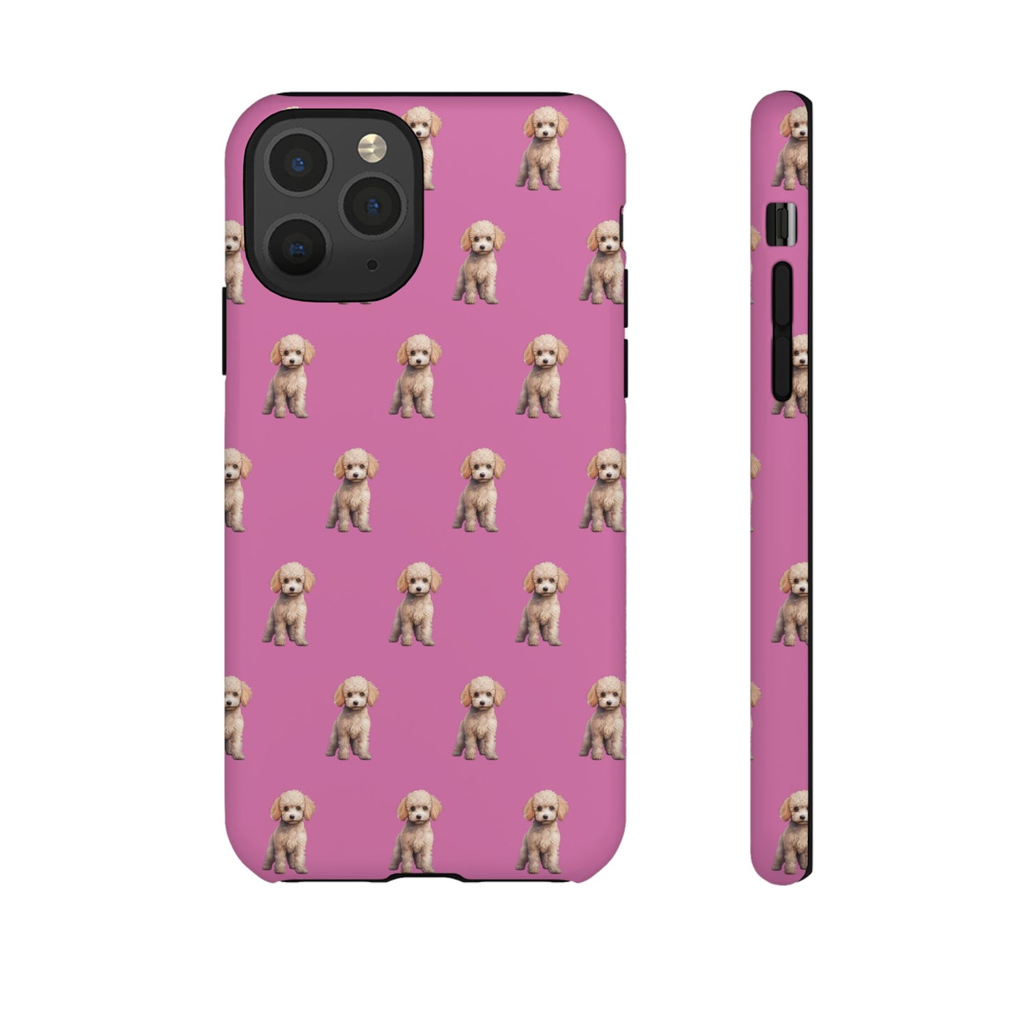 Poodle Phone Case Pink