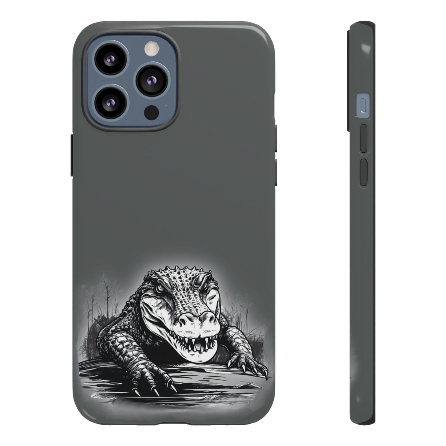 Gator Phone Case Gray