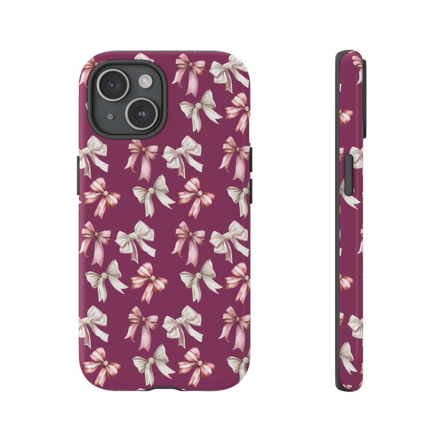 Bow Phone Case Berry