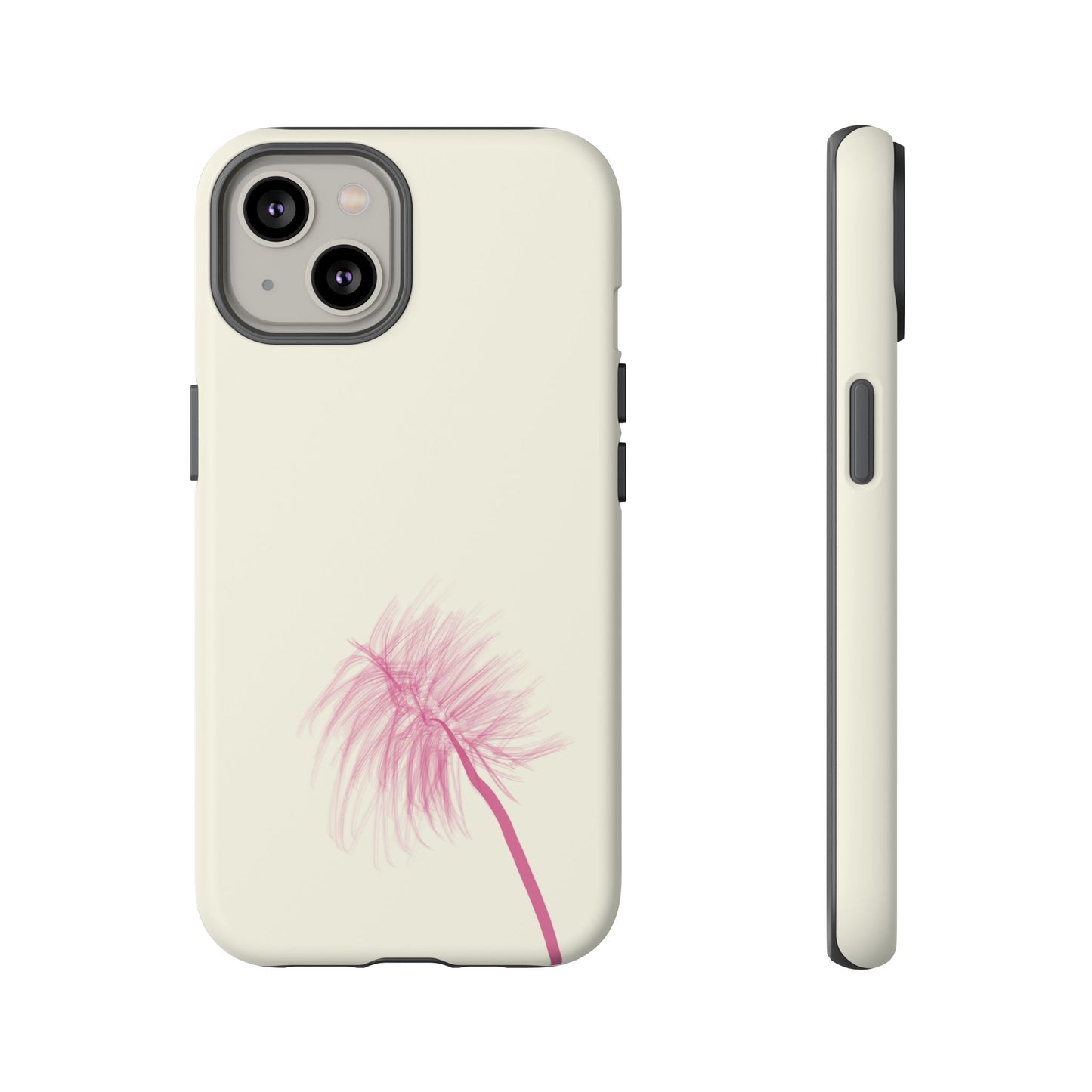 Dandelion Blowball Phone Case Cream