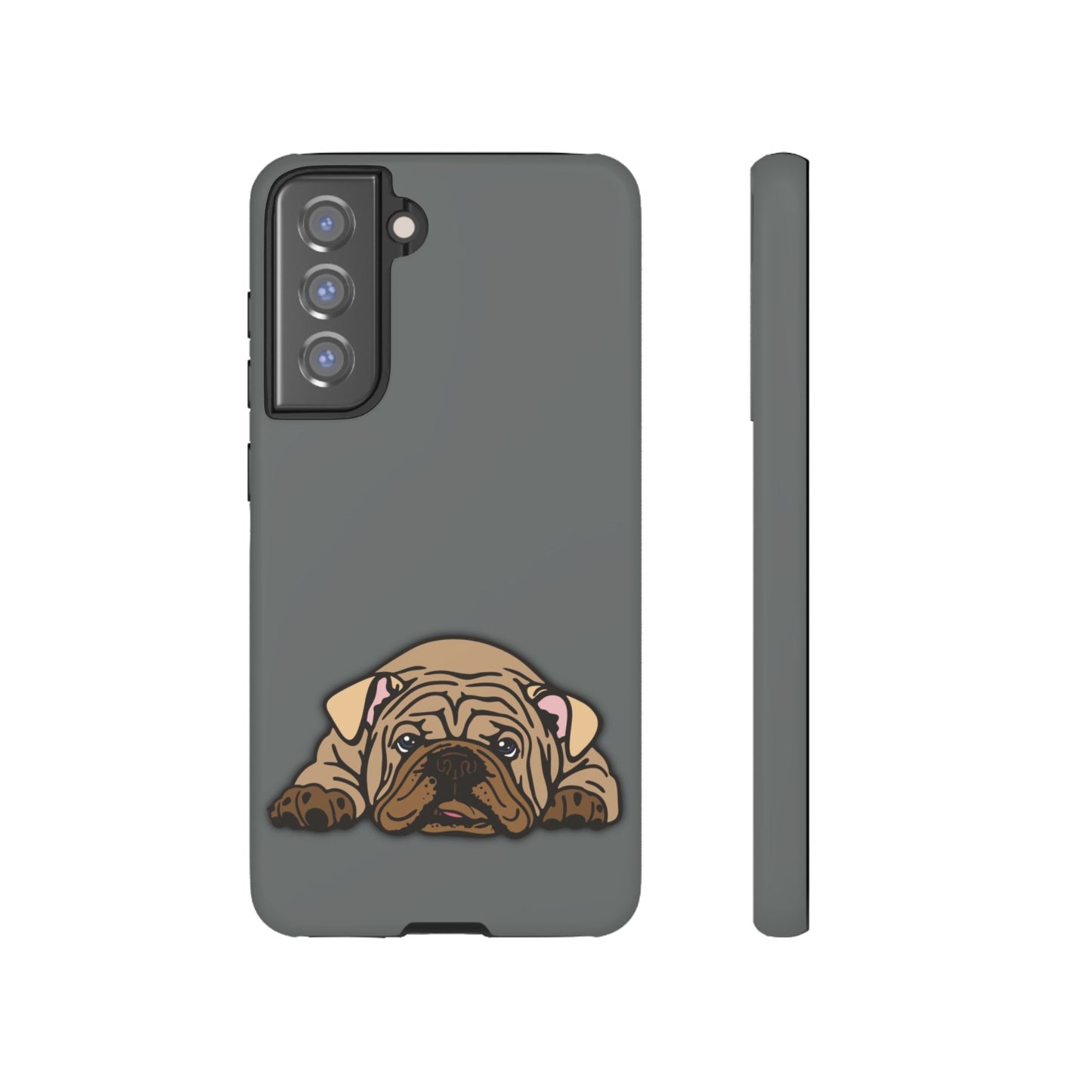 Bulldog Phone Case Gray